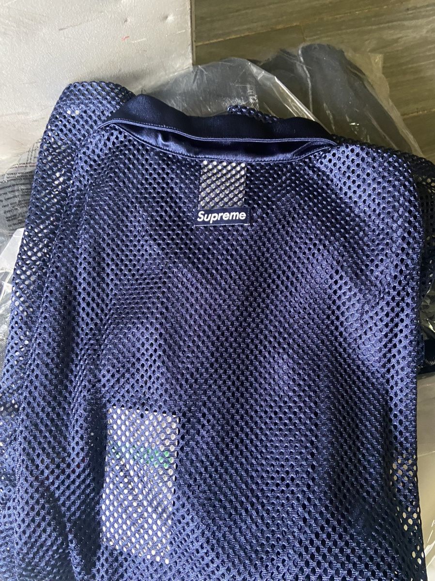 Nike × Supreme Supreme Nike Mesh S/S Shirt Navy size XL