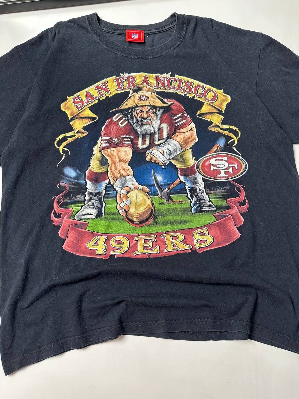 NFL Vintage San Francisco 49ers Gold Miner T Shirt Boxy Size US XL / EU 56 / 4 - 3 Thumbnail
