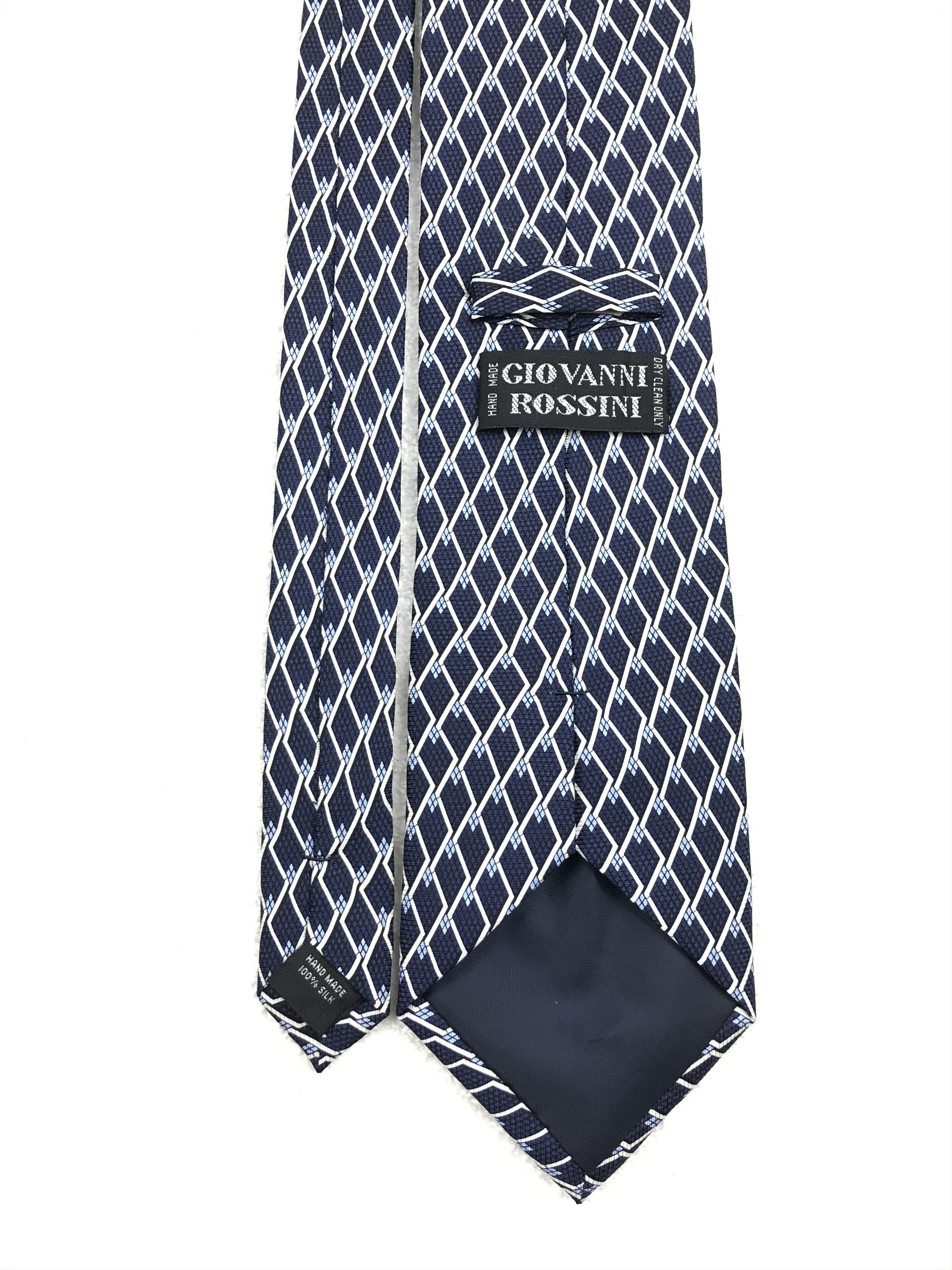 Designer × Vintage Vintage Giovanni Rossini Silk Necktie Size ONE SIZE - 4 Thumbnail