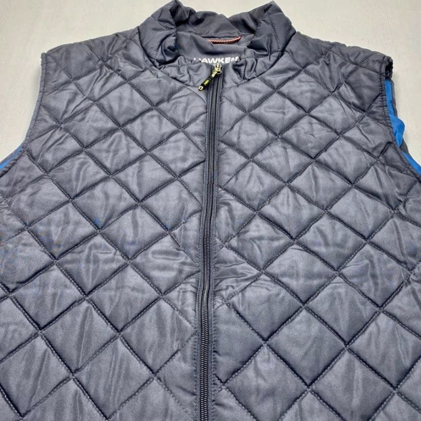Vintage Hawk and Co Sport Performance Puffer Vest Mens 2XL Blue Insulated Inside Pocket Size US XXL / EU 58 / 5 - 6 Thumbnail