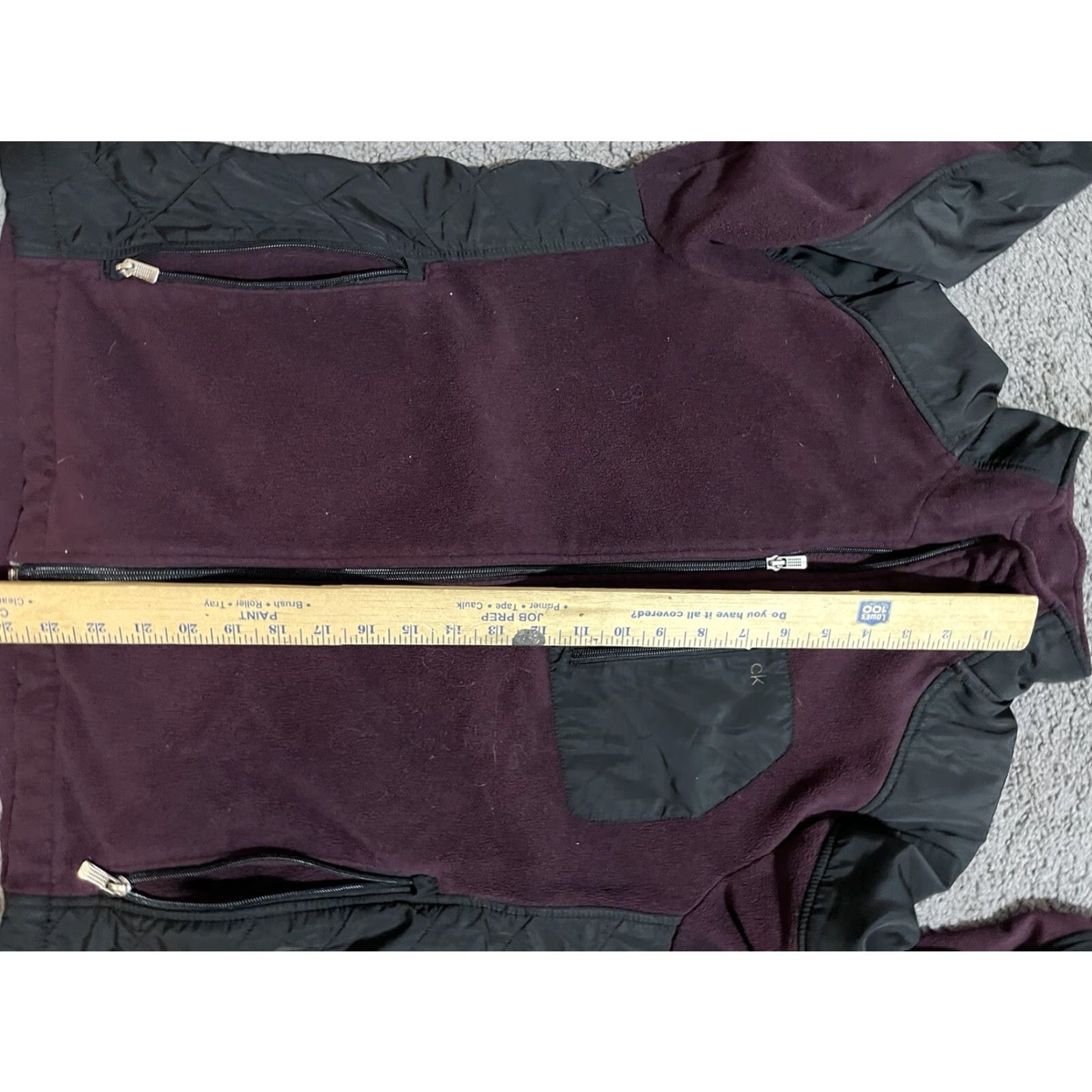 Calvin Klein Calvin Klein Womens Full Zip Fleece Jacket Shirt? Size M / US 6-8 / IT 42-44 - 6 Thumbnail