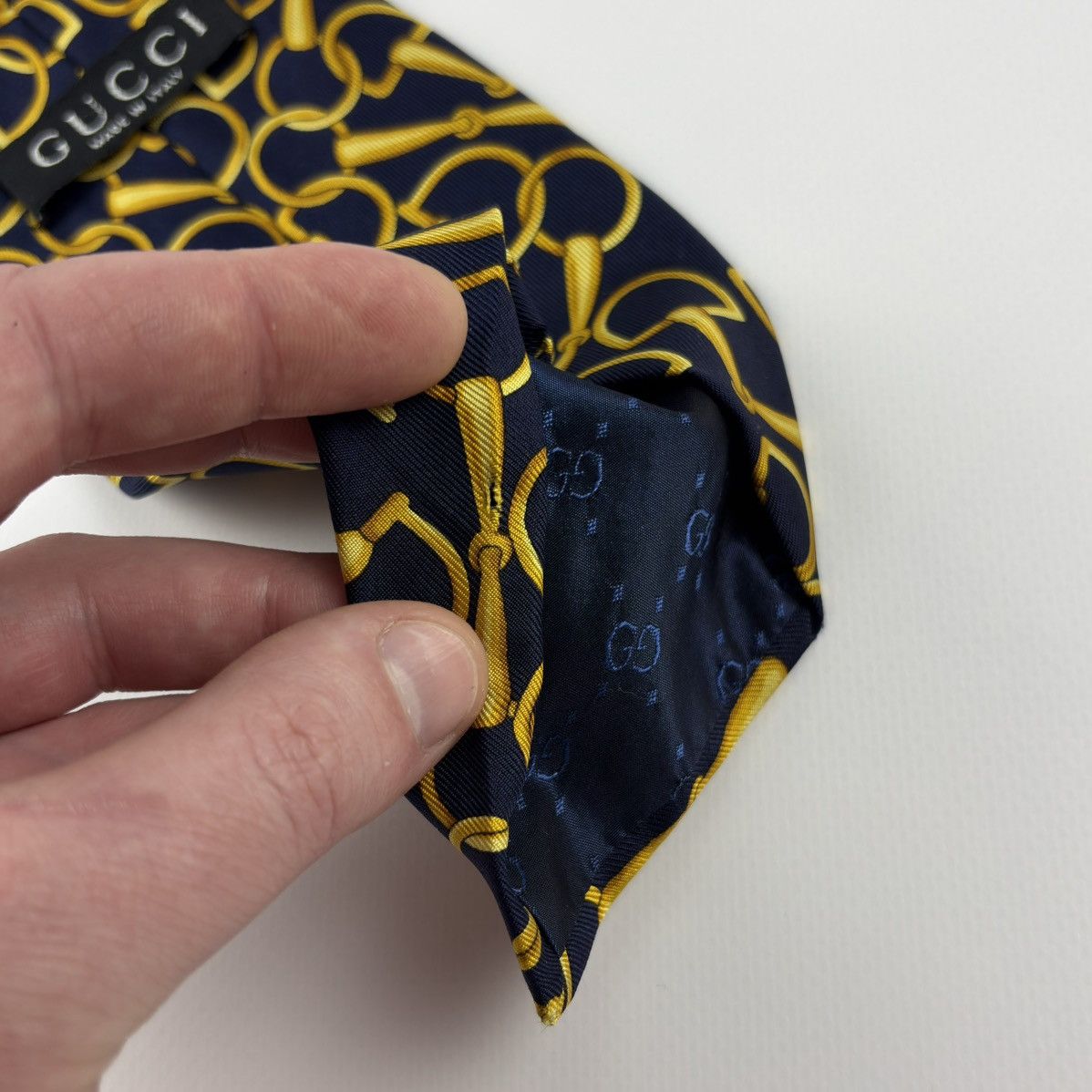 Gucci Gucci Vintage Silk Tie rare nice design Made in Italy Size ONE SIZE - 22 Thumbnail