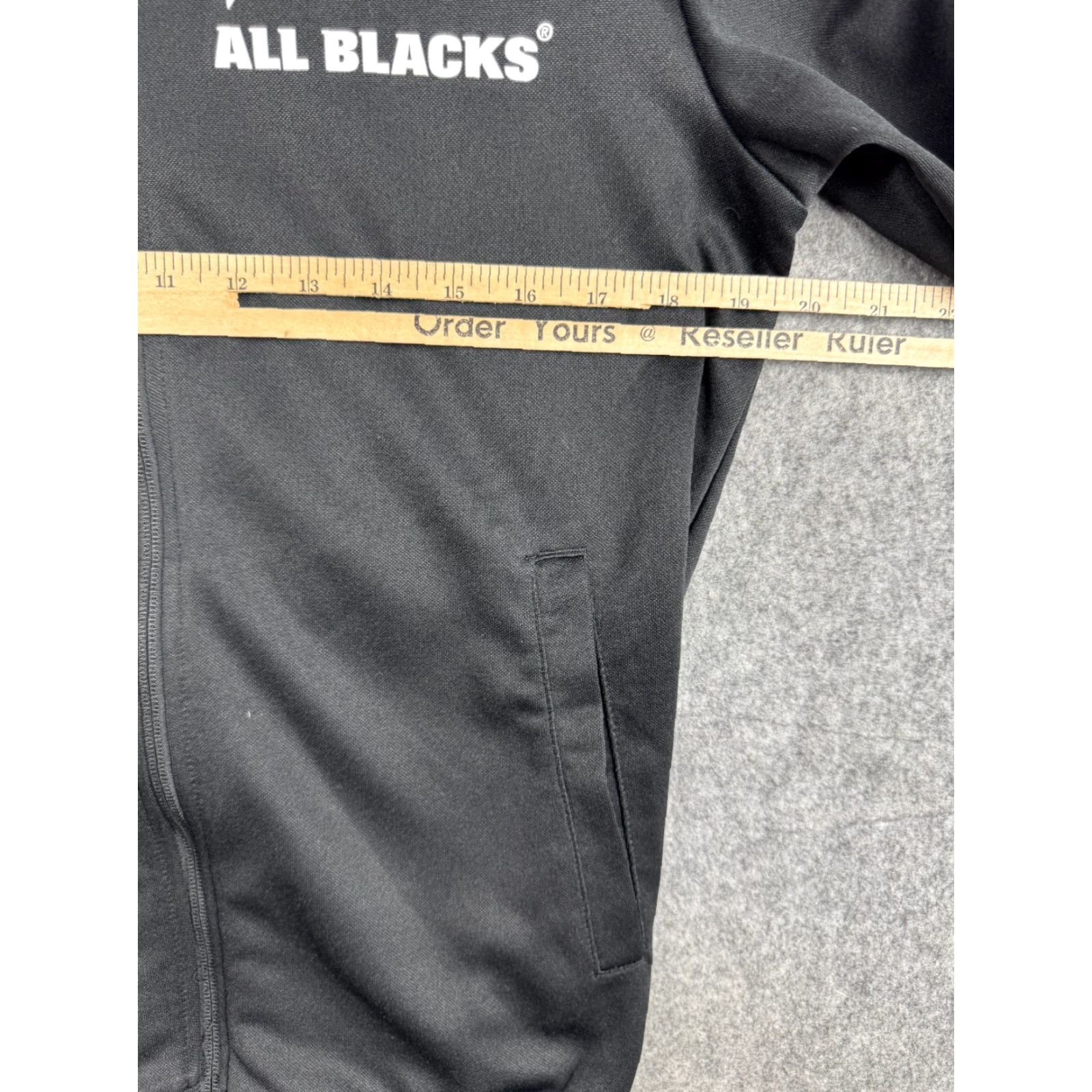 Adidas All Blacks Rugby Jacket Adidas Mens Small Black Full Zip Track Jacket Size US S / EU 44-46 / 1 - 7 Thumbnail