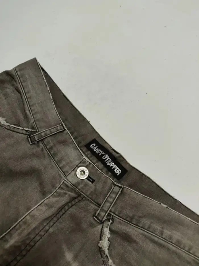 Japanese Brand Candy Stripper Japan Streetwear Distressed Pant Trouser Size US 32 / EU 48 - 8 Thumbnail