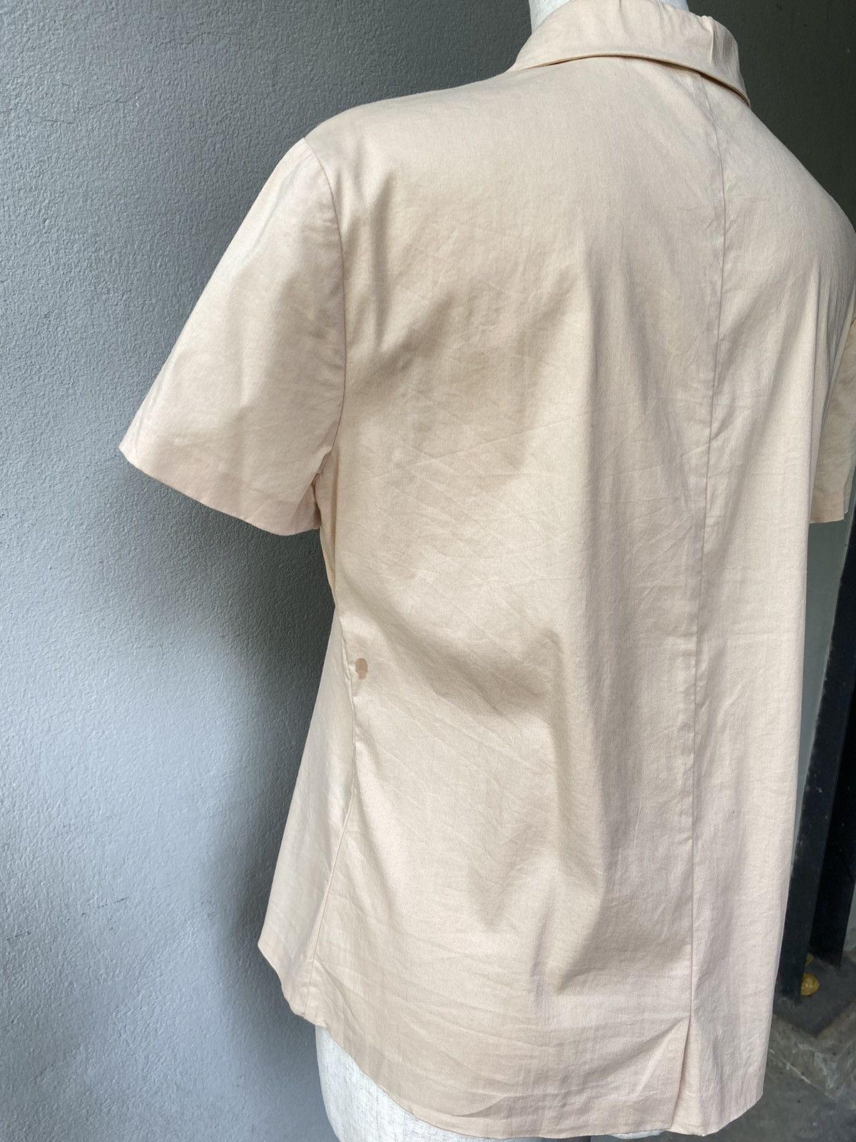 Jil Sander JILSANDER beige blouse shirt Size M / US 6-8 / IT 42-44 - 14 Thumbnail