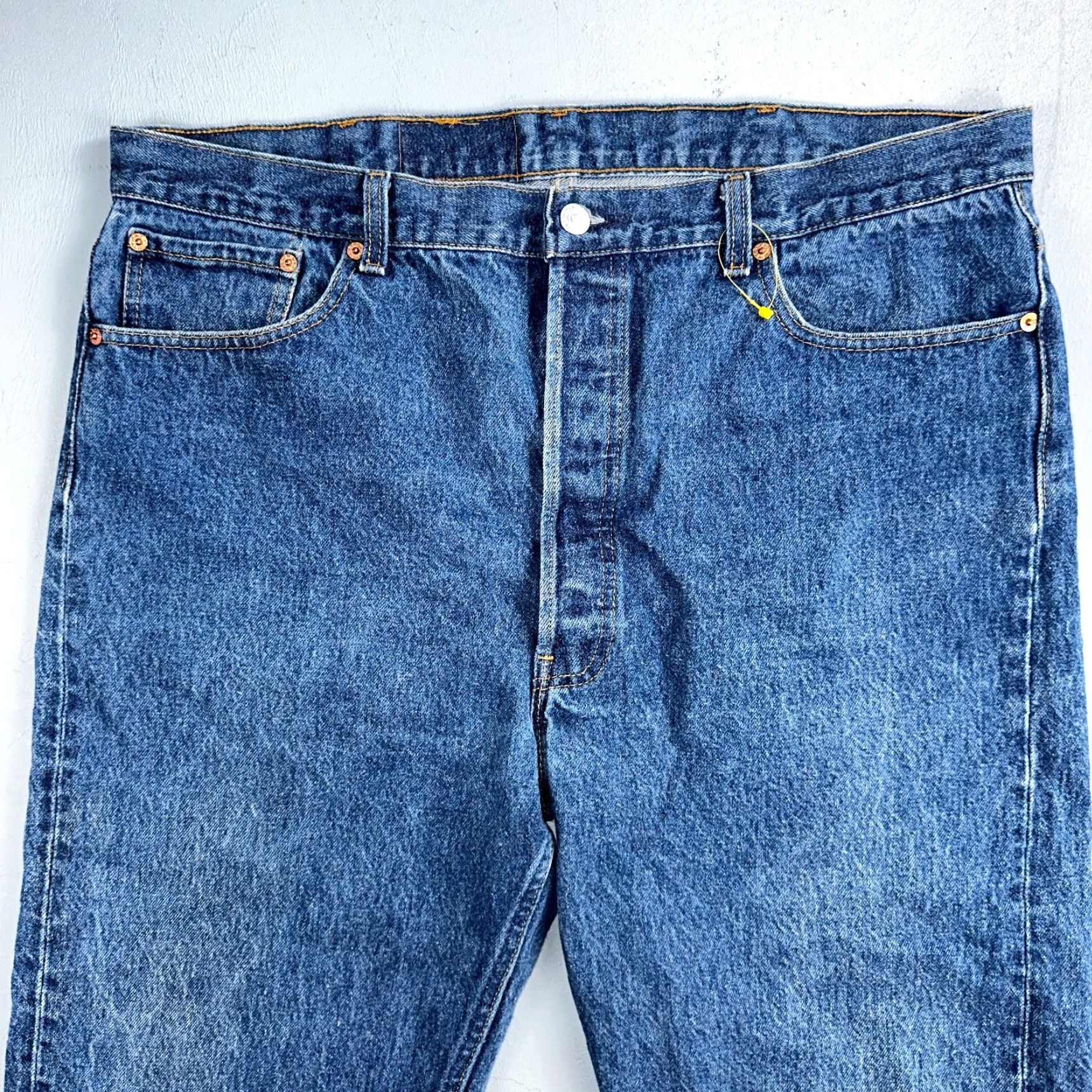 Levi's VINTAGE Levi's 501 Jeans Men Regular 42 Blue 32x30 Straight 90s USA Size US 42 / EU 58 - 2 Thumbnail