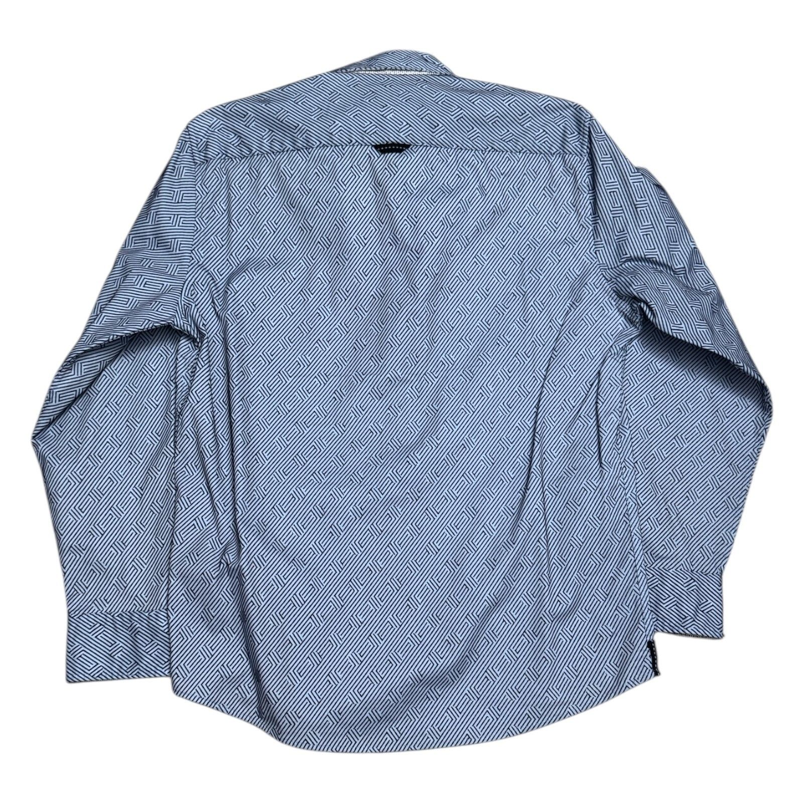 Other JERMYN & BOND Luxury Designer Blue Casual Dress Shirt Medium Size US M / EU 48-50 / 2 - 4 Thumbnail