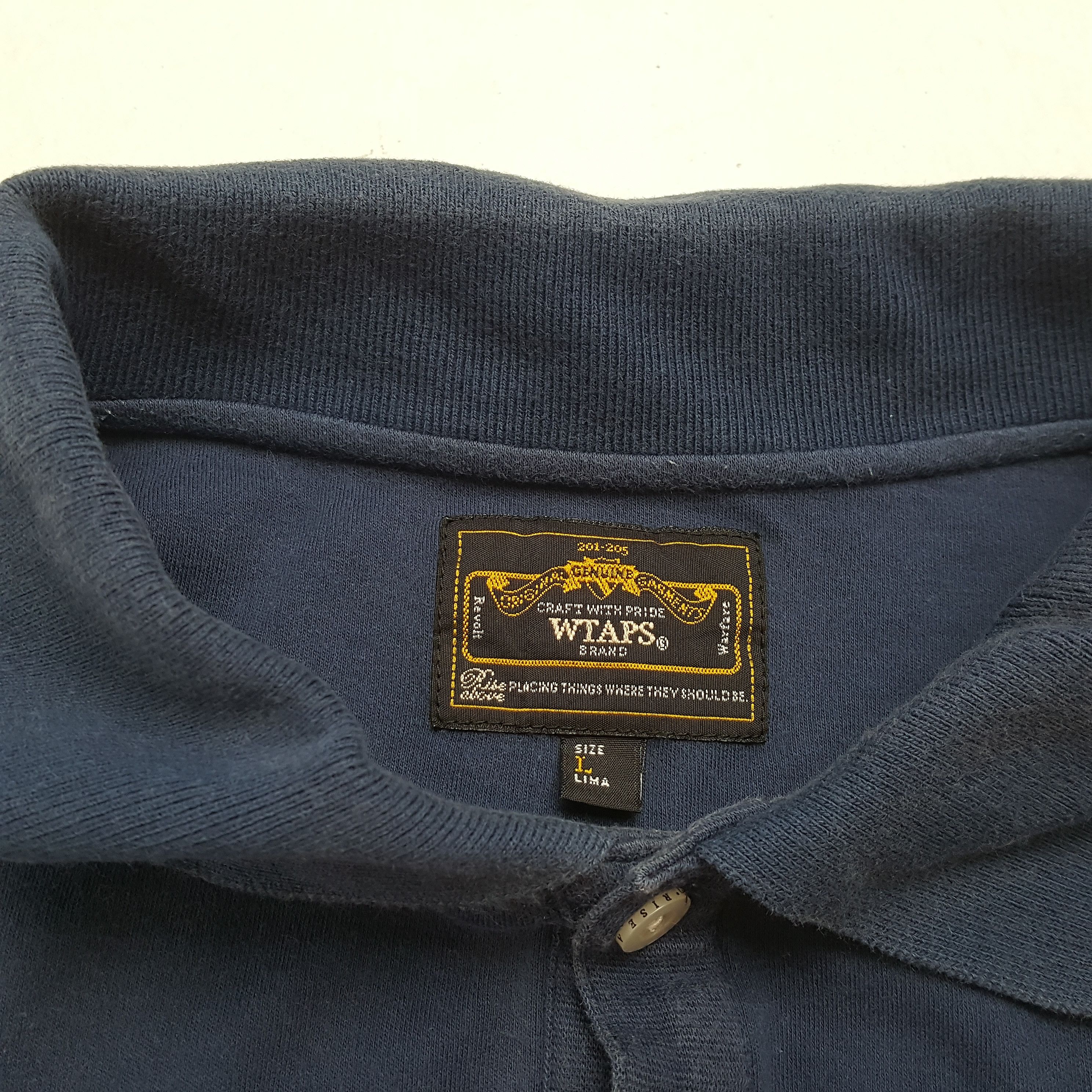 Japanese Brand × Vintage × Wtaps WTAPS 23 Casual Style Polos Size US L / EU 52-54 / 3 - 9 Thumbnail