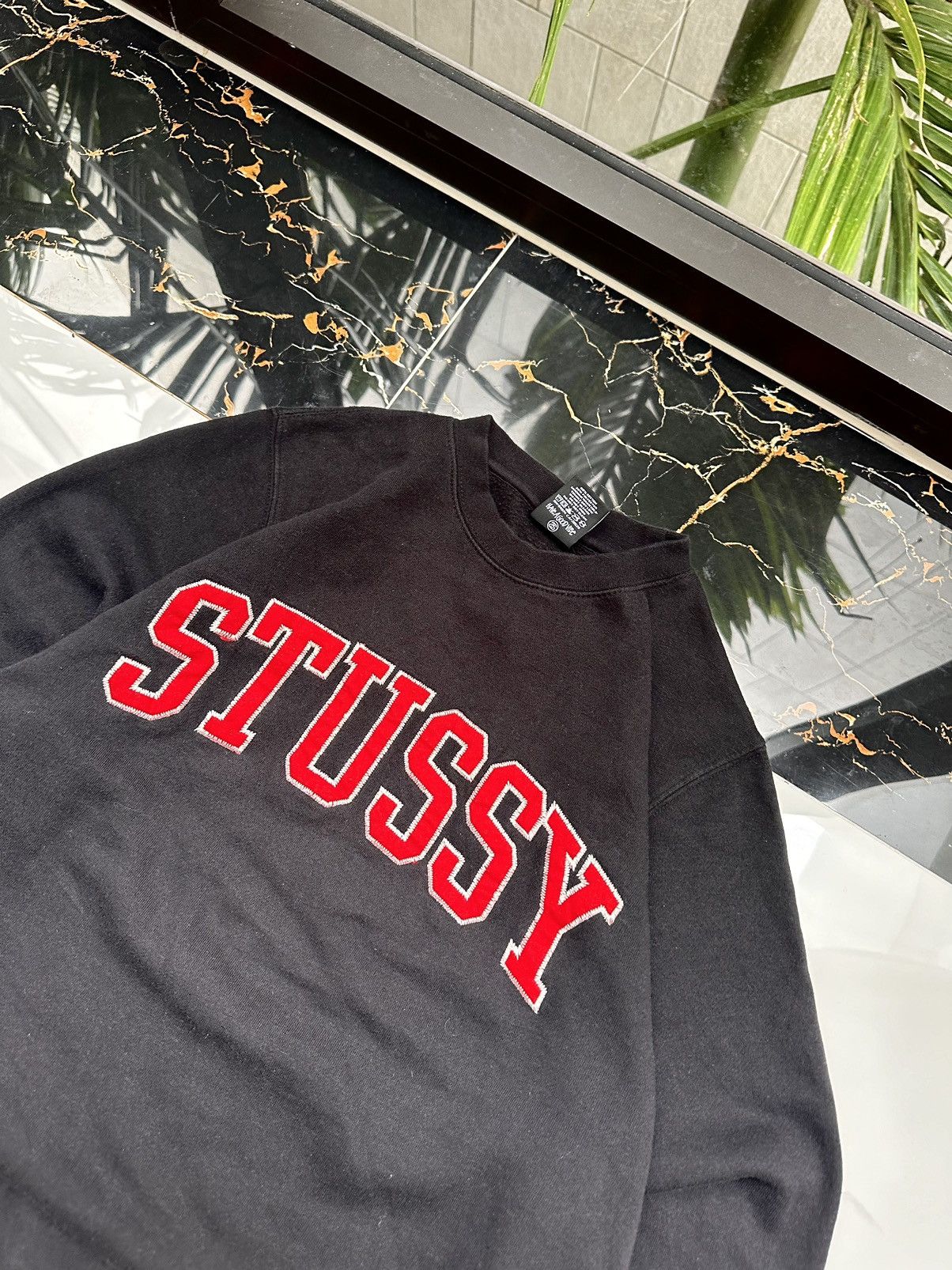 Stussy × Vintage STUSSY VINTAGE BIG LOGO STREETWEAR SWEATSHIRT Size US S / EU 44-46 / 1 - 4 Thumbnail