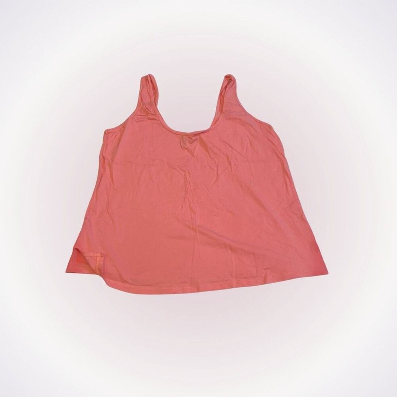 Asos ASOS Salmon Pink Layering Tank Top | Sz 10 Size L / US 10 / IT 46 - 1 Thumbnail