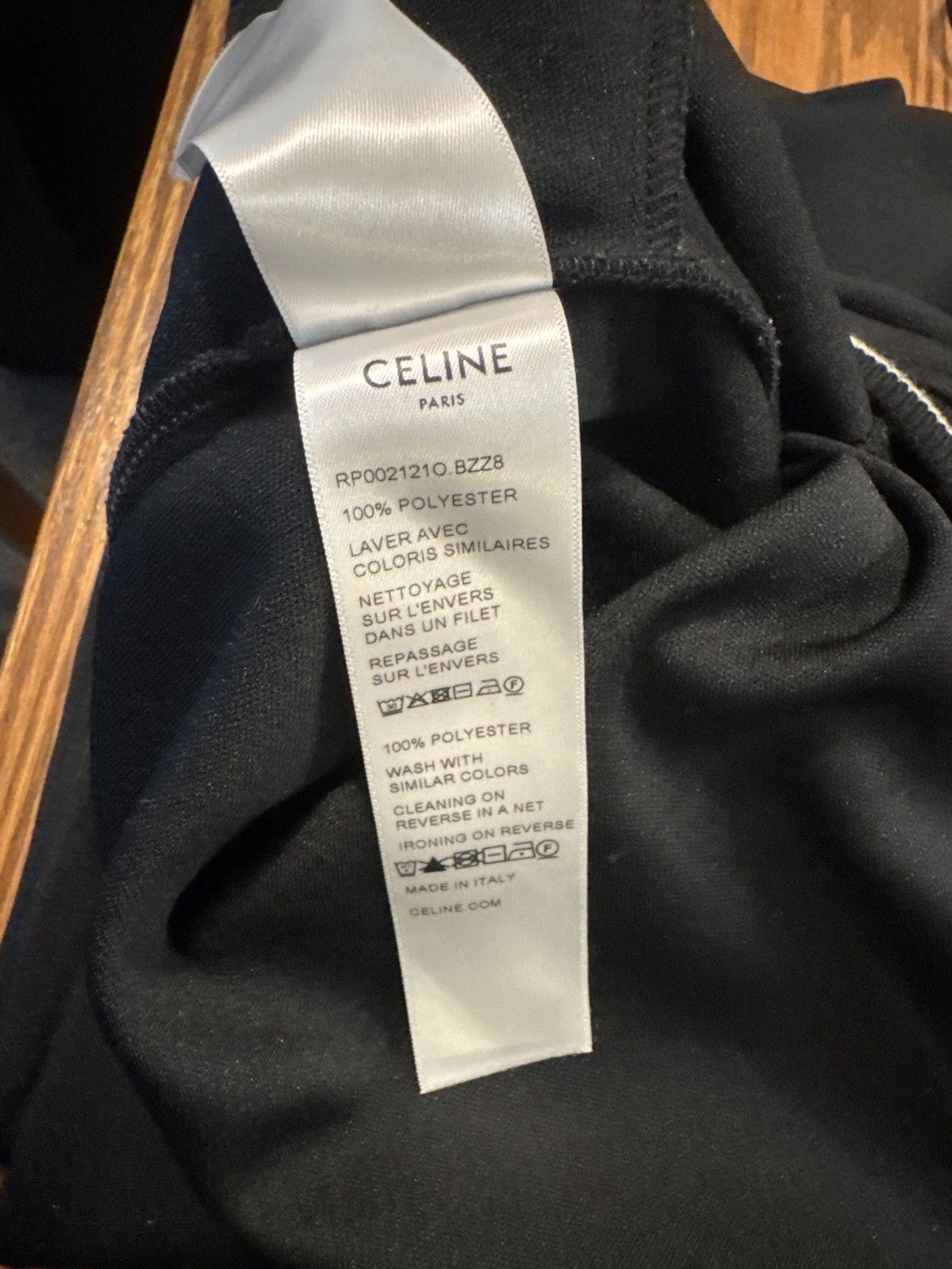 Celine Celine Homme Straight Leg Striped Jersey Sweatpants Size US 30 / EU 46 - 2 Thumbnail
