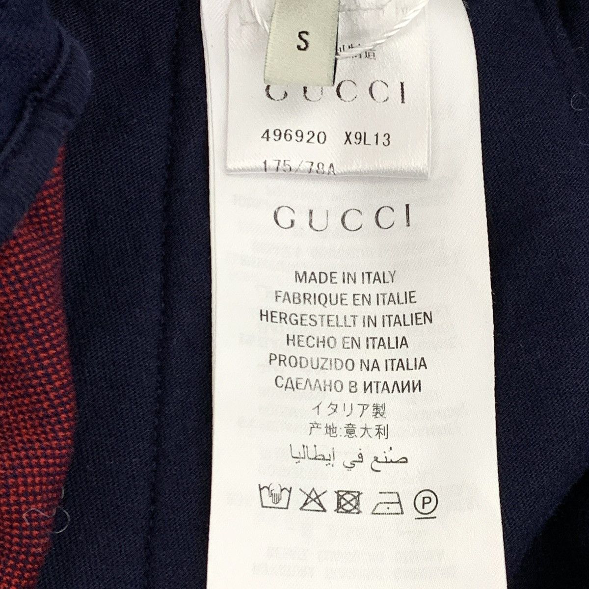 Gucci Gucci Navy All-over Logo Jacquard Cotton Casual Pants K26WX Size 27" / US 4 / IT 40 - 7 Thumbnail