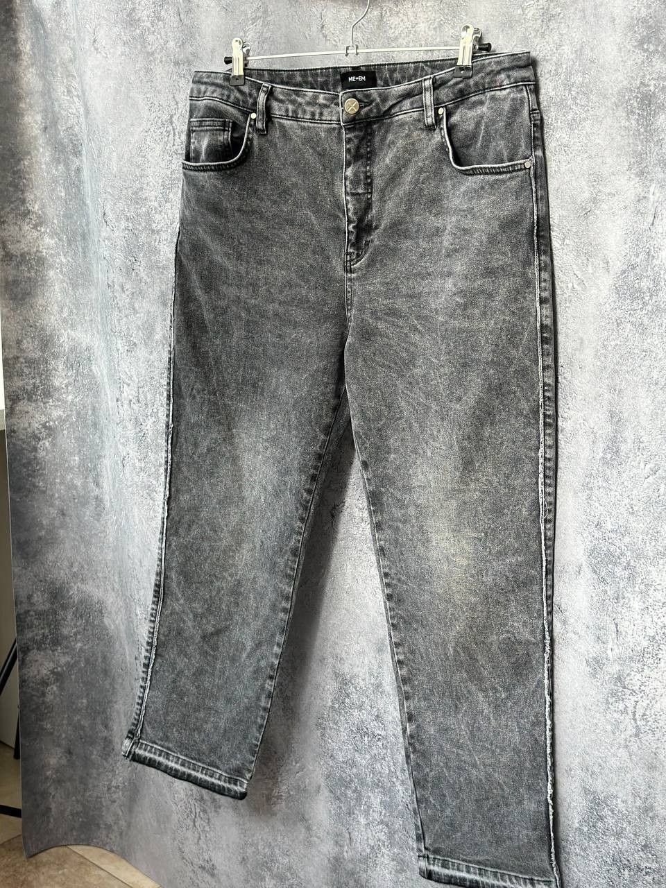 ME+EM ME+EM Straight Jeans Mid-Waist Pants Avant-Garde Size 32" / US 10 / IT 46 - 2 Thumbnail