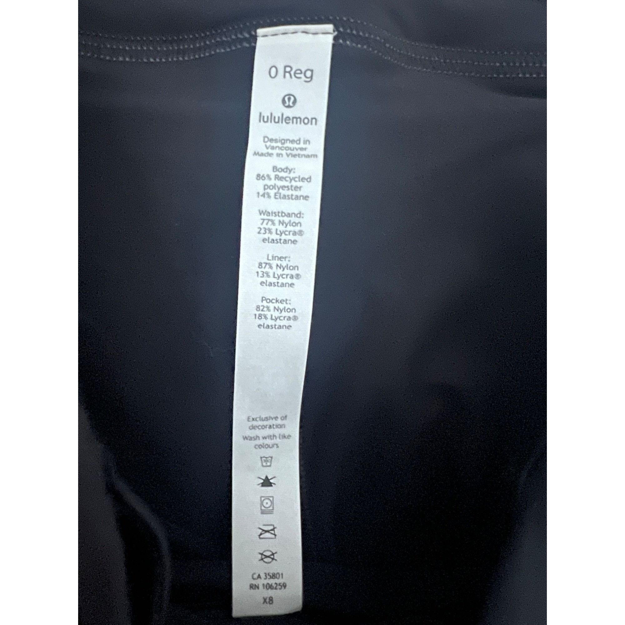 Lululemon Lululemon Pace Rival Womens Gray Black Athletic Skort Size 0 Size 25" / US 0 / IT 36 - 9 Thumbnail