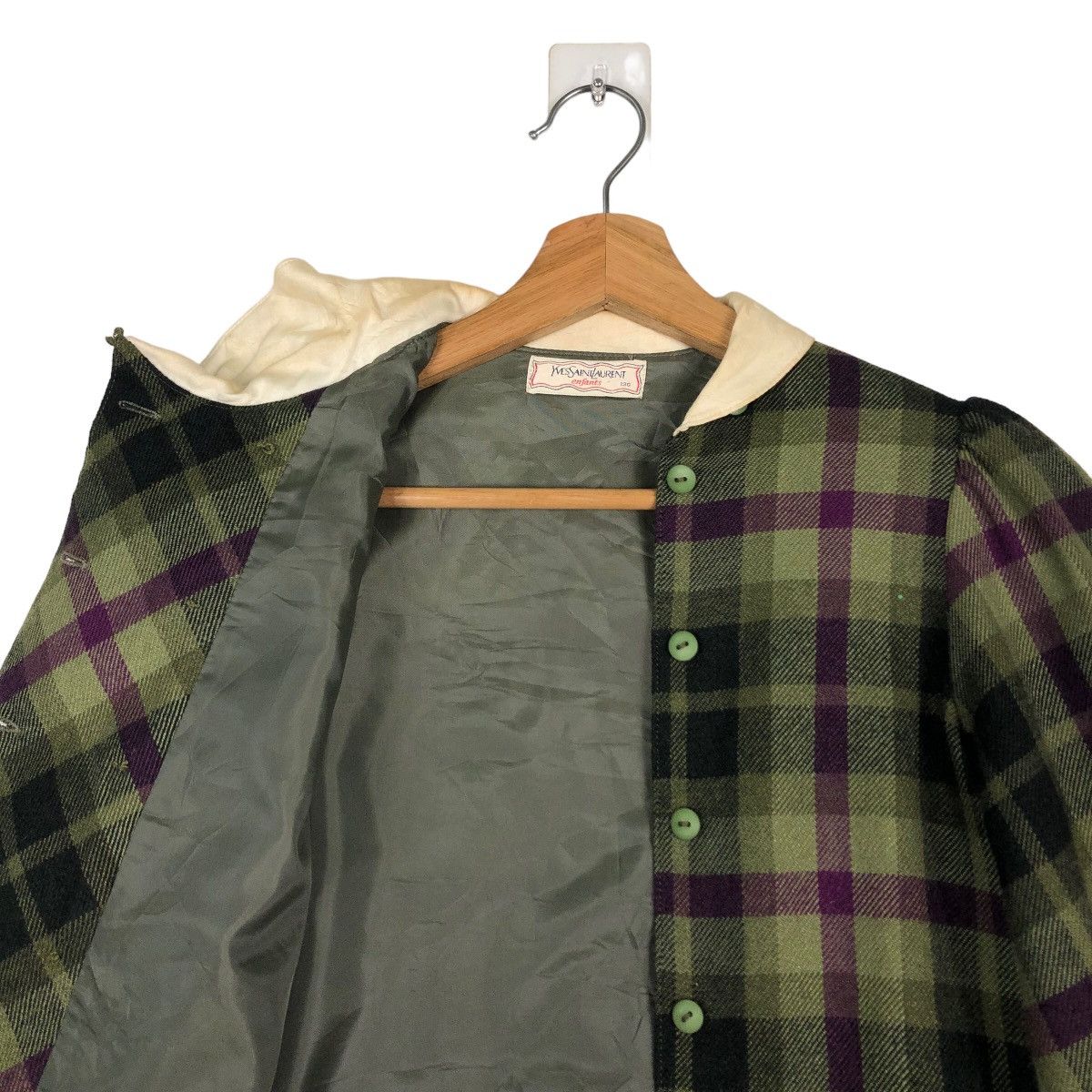 Vintage 🔥Vintage Cropped Jacket Yves Saint Laurent Enfants Size US S / EU 44-46 / 1 - 12 Thumbnail