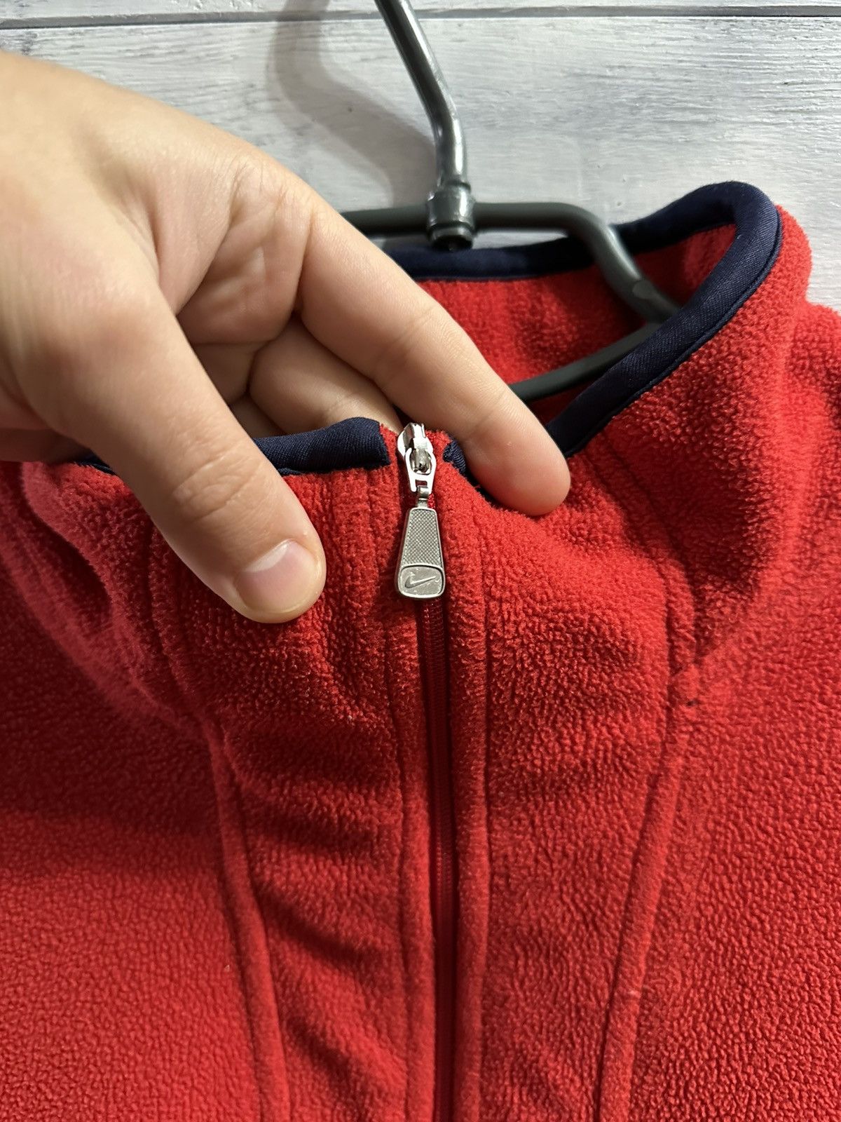 Nike Rare Vintage 1/3 Zip Sweatshirt Nike Fleece Small Swoosh Size US XXL / EU 58 / 5 - 3 Thumbnail