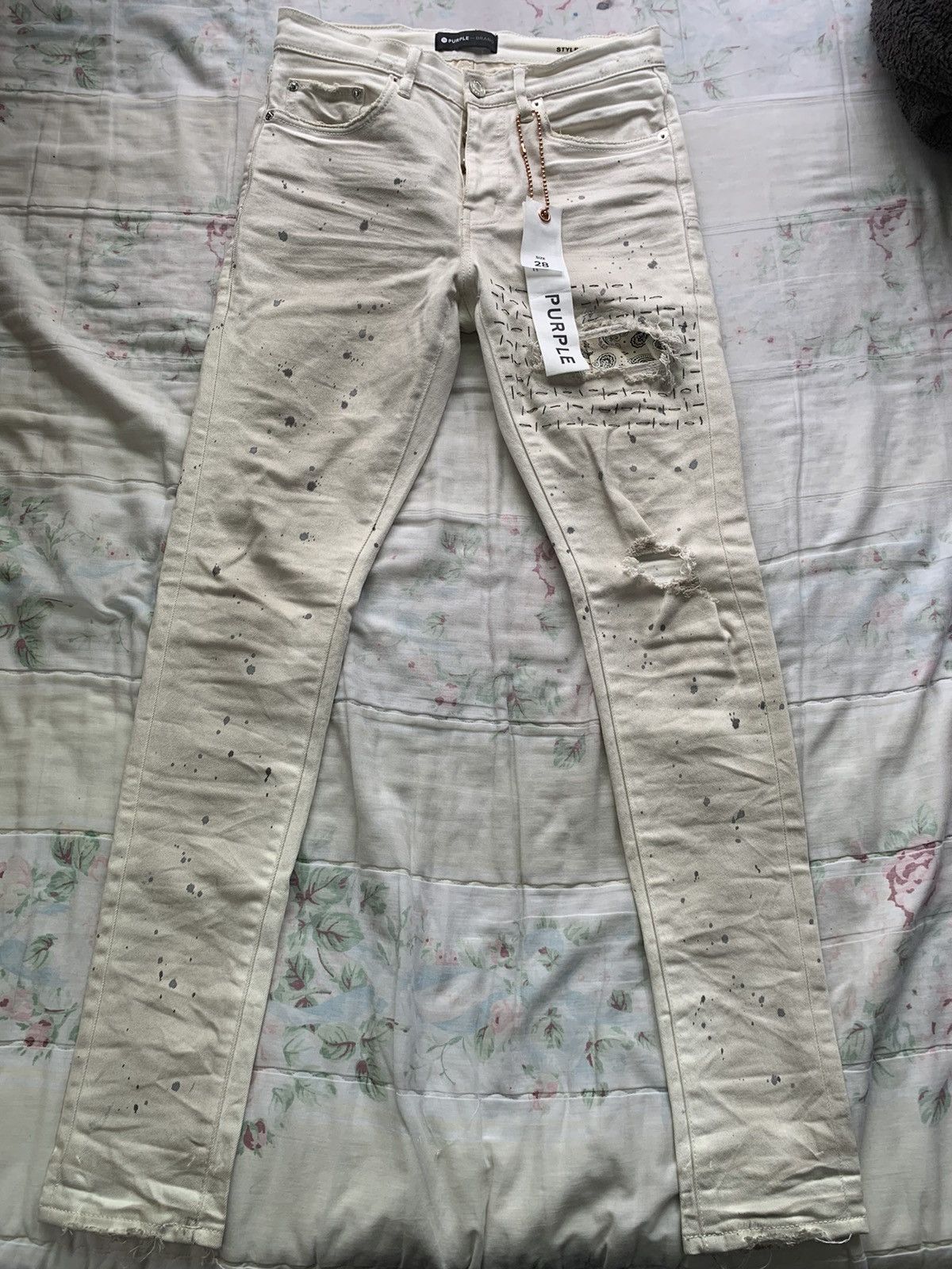 Purple Brand Purple Brand Bandana Jeans Size US 28 / EU 44 - 1 Thumbnail