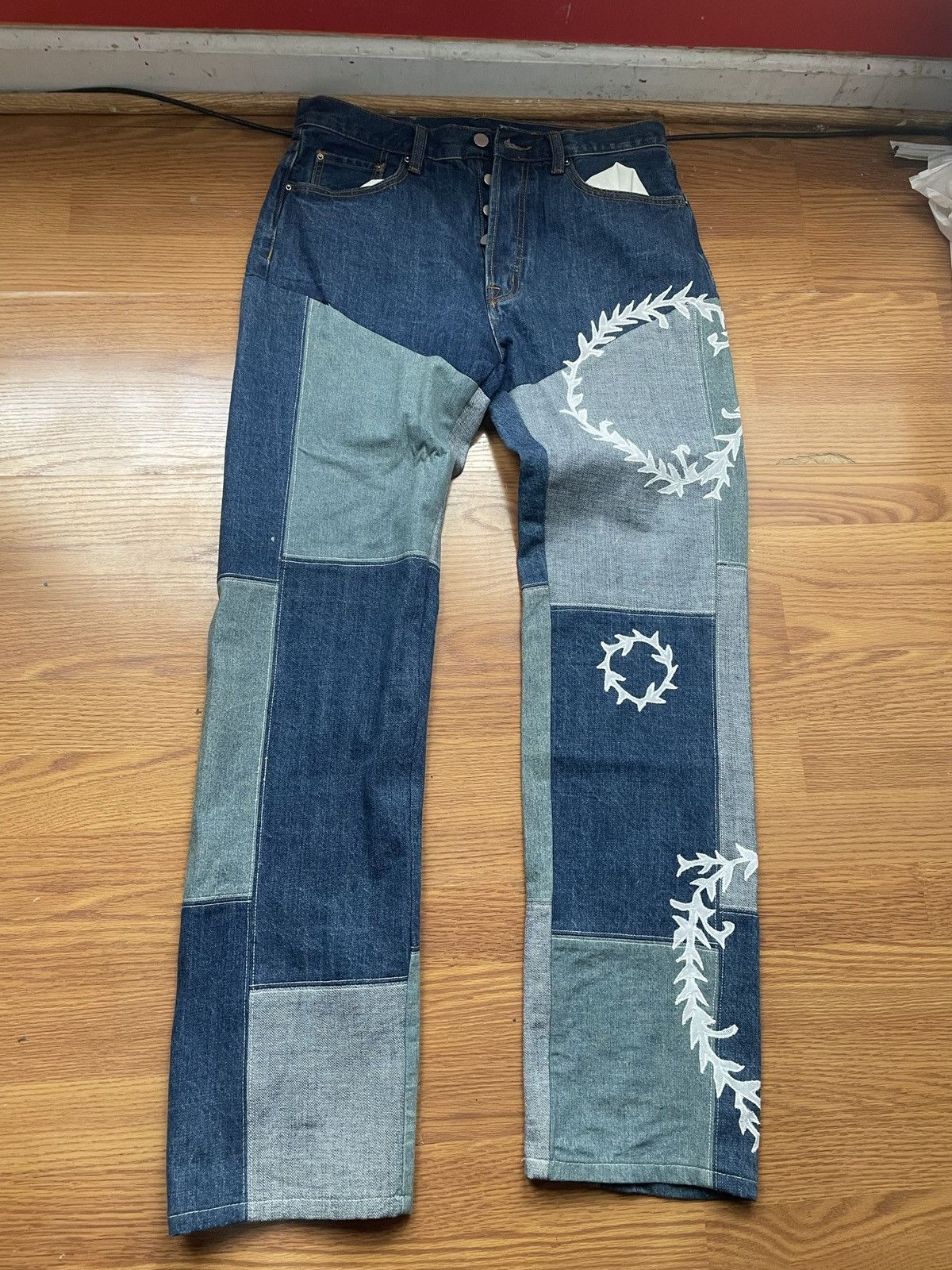 MNML MNML “V445 Baggy Denim” Pants Size US 30 / EU 46 - 1 Thumbnail