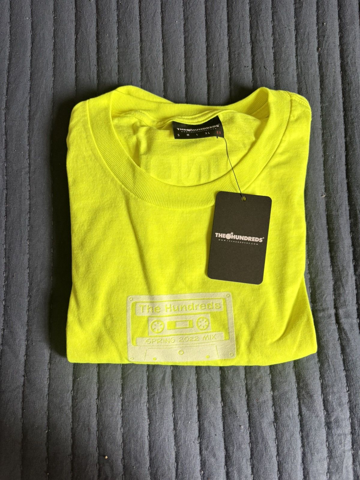 The Hundreds The Hundreds Spring 2022 Mix Graphic T-Shirt Neon Yellow Size US XXL / EU 58 / 5 - 1 Thumbnail