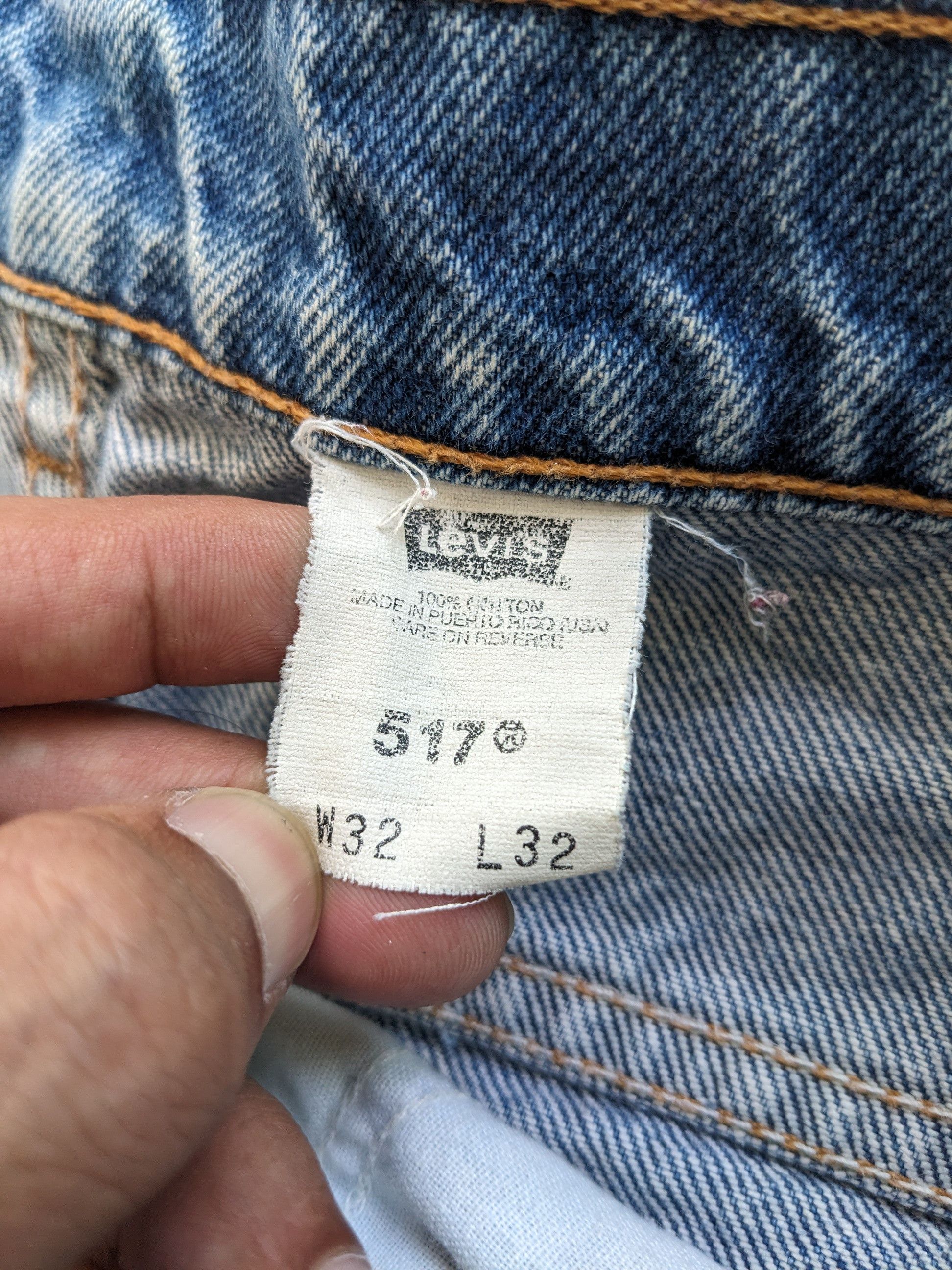 Levi's × Levi's Vintage Clothing × Vintage Vintage Levis Bootcut 517 Flare Jeans Patches Size US 31 - 13 Thumbnail