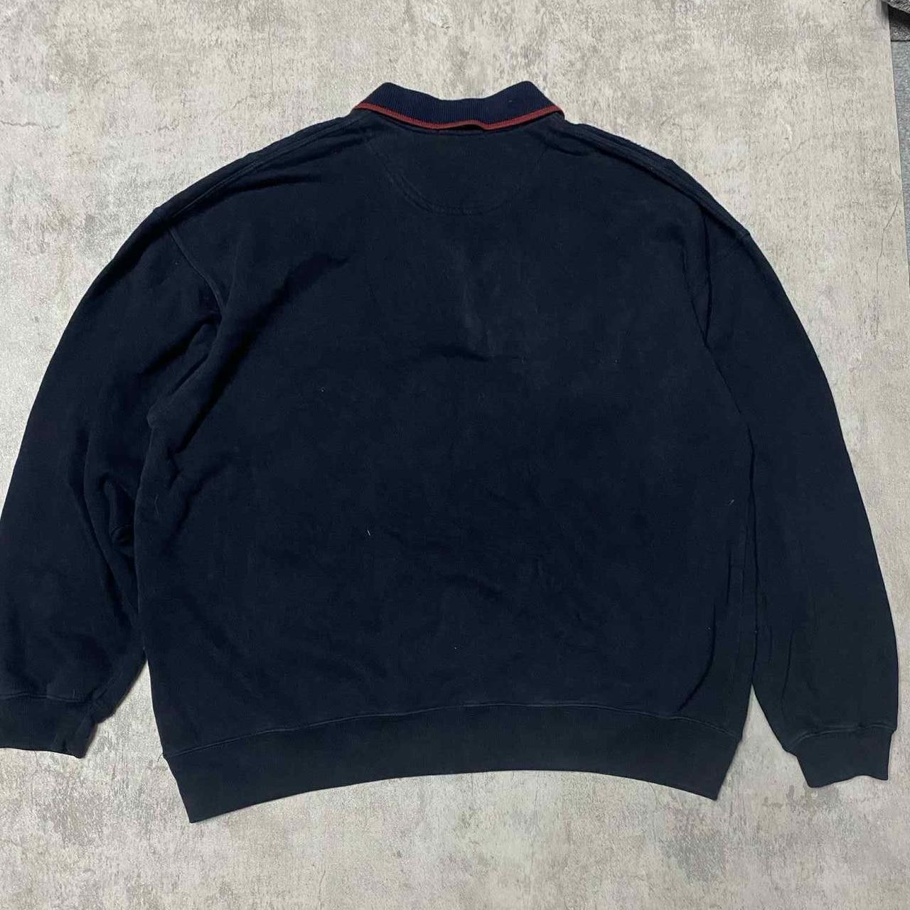 Other Navy blue vintage 90s argyle sweatshirt with red accents Size US L / EU 52-54 / 3 - 4 Thumbnail
