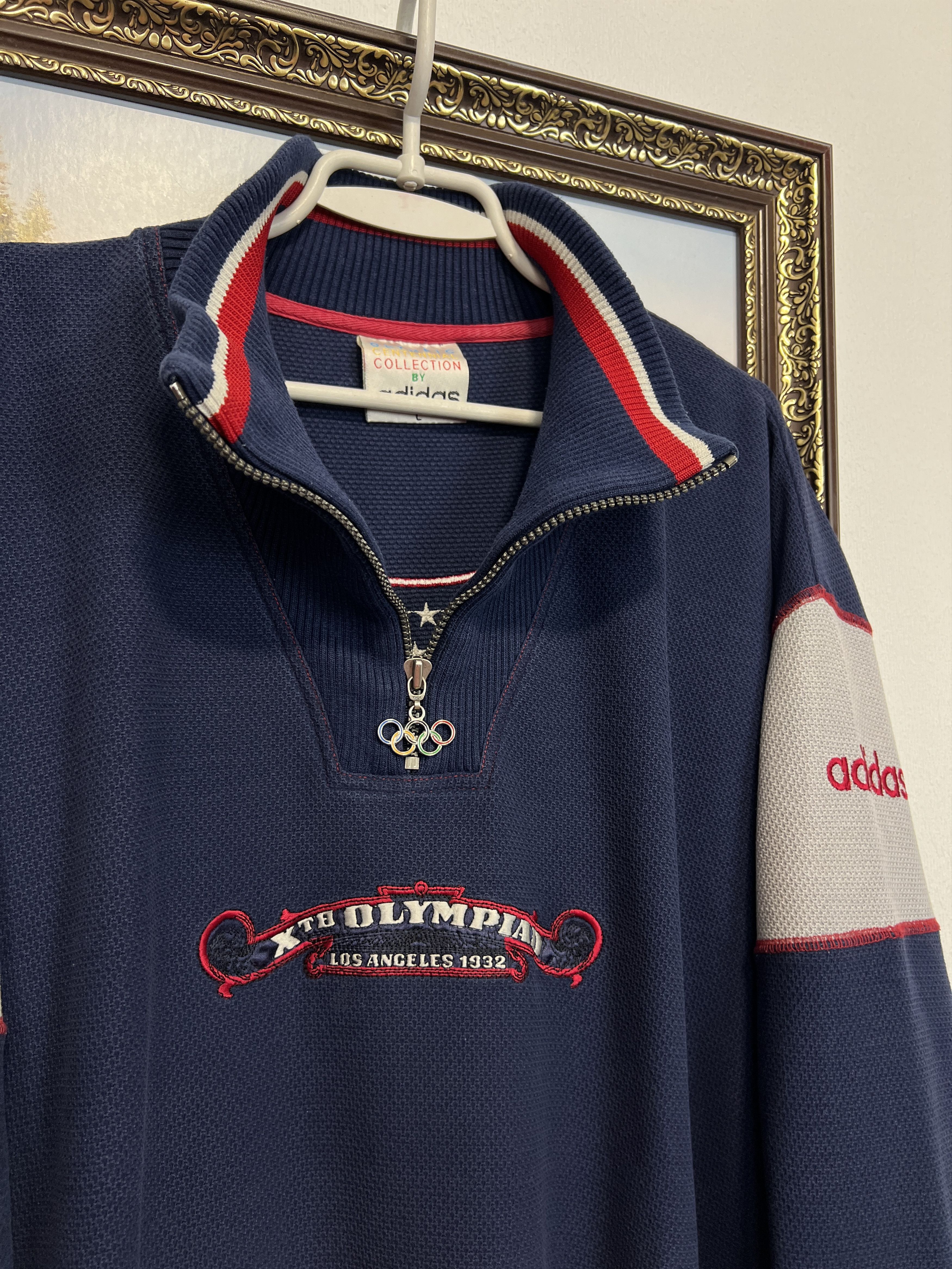 Adidas Vintage Olympia 1932 Los Angeles Olympics Sweatshirt Jacket Size US L / EU 52-54 / 3 - 4 Thumbnail