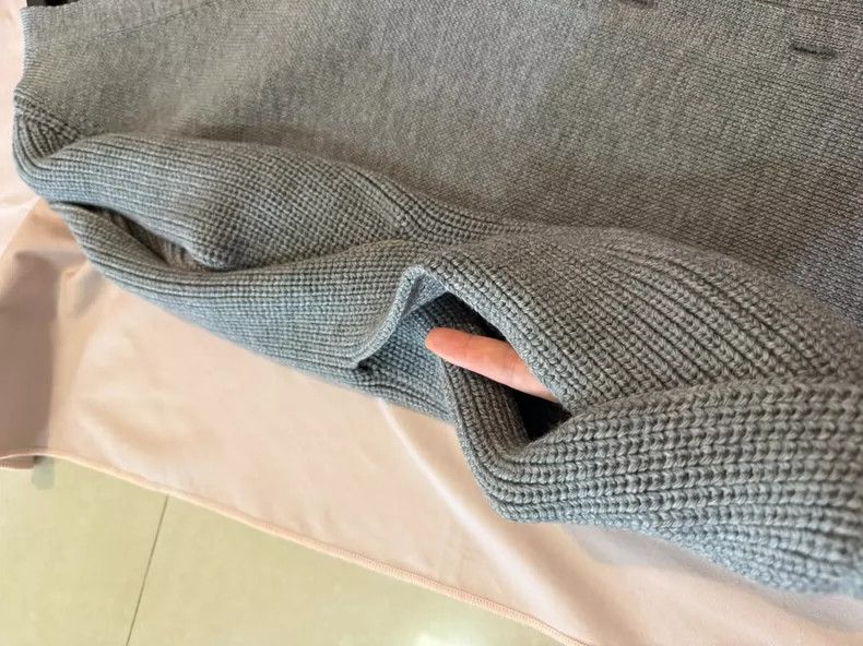 Loewe LOEWE Grey knit cardigan Size M / US 6-8 / IT 42-44 - 4 Thumbnail