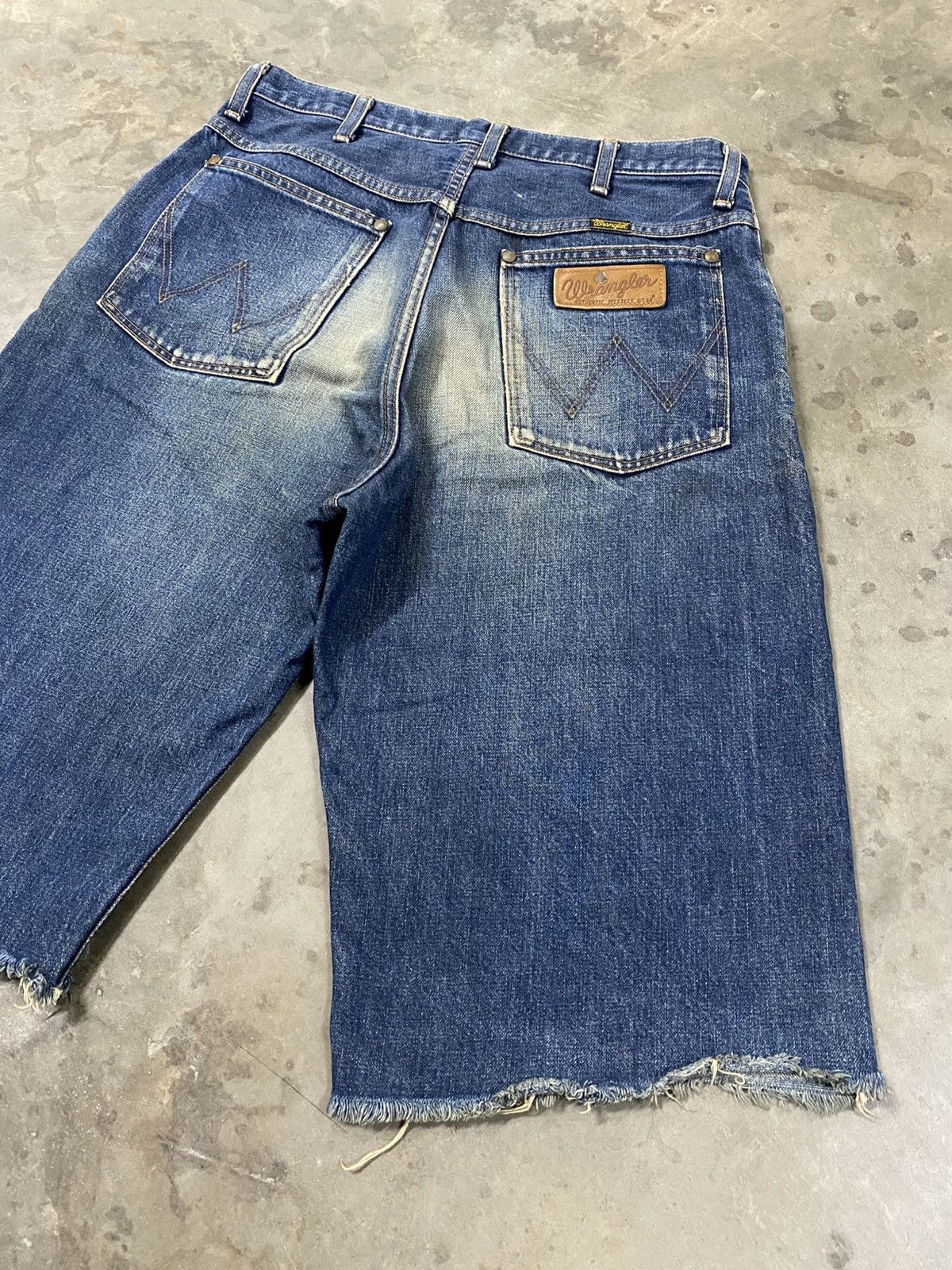 JNCO × Jean × Wrangler Vintage Wrangler Blue Bell Cropped Rusty Jeans @272 Size US 32 / EU 48 - 2 Thumbnail