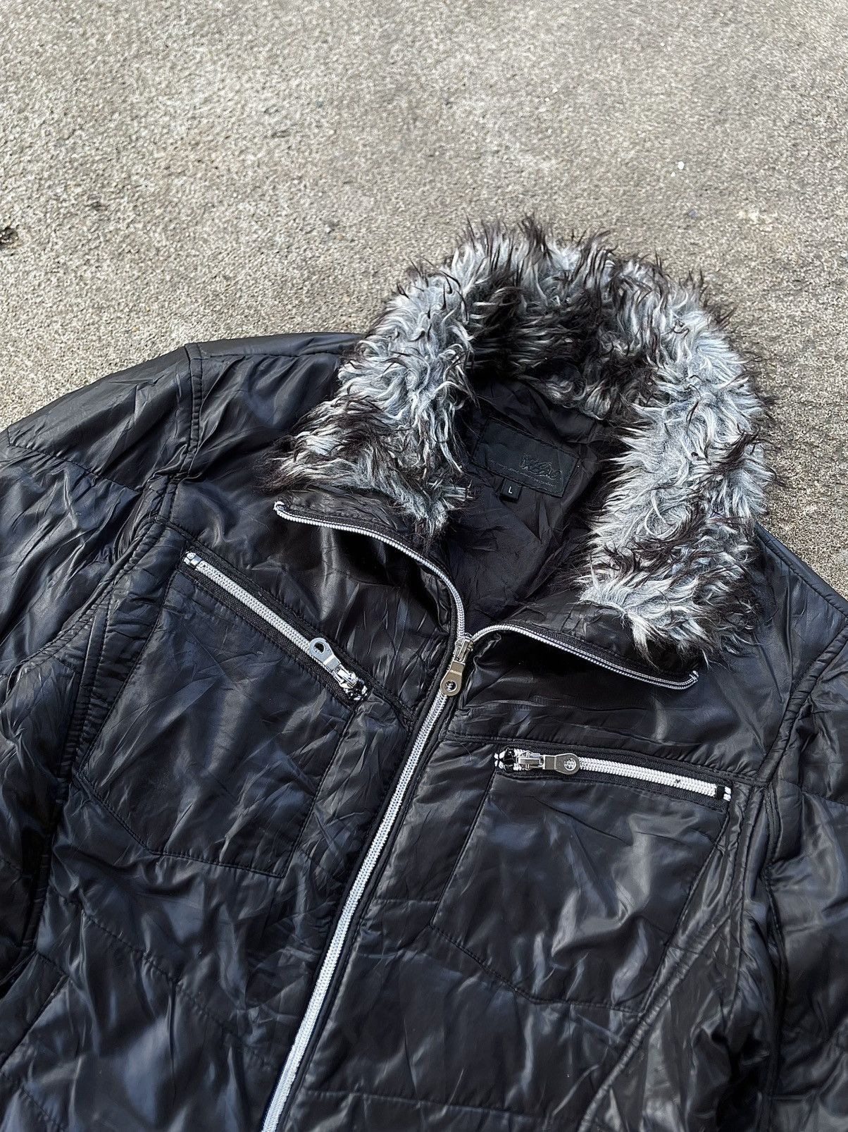 Japanese Mossimo Faux Fur Vkei Style Jacket