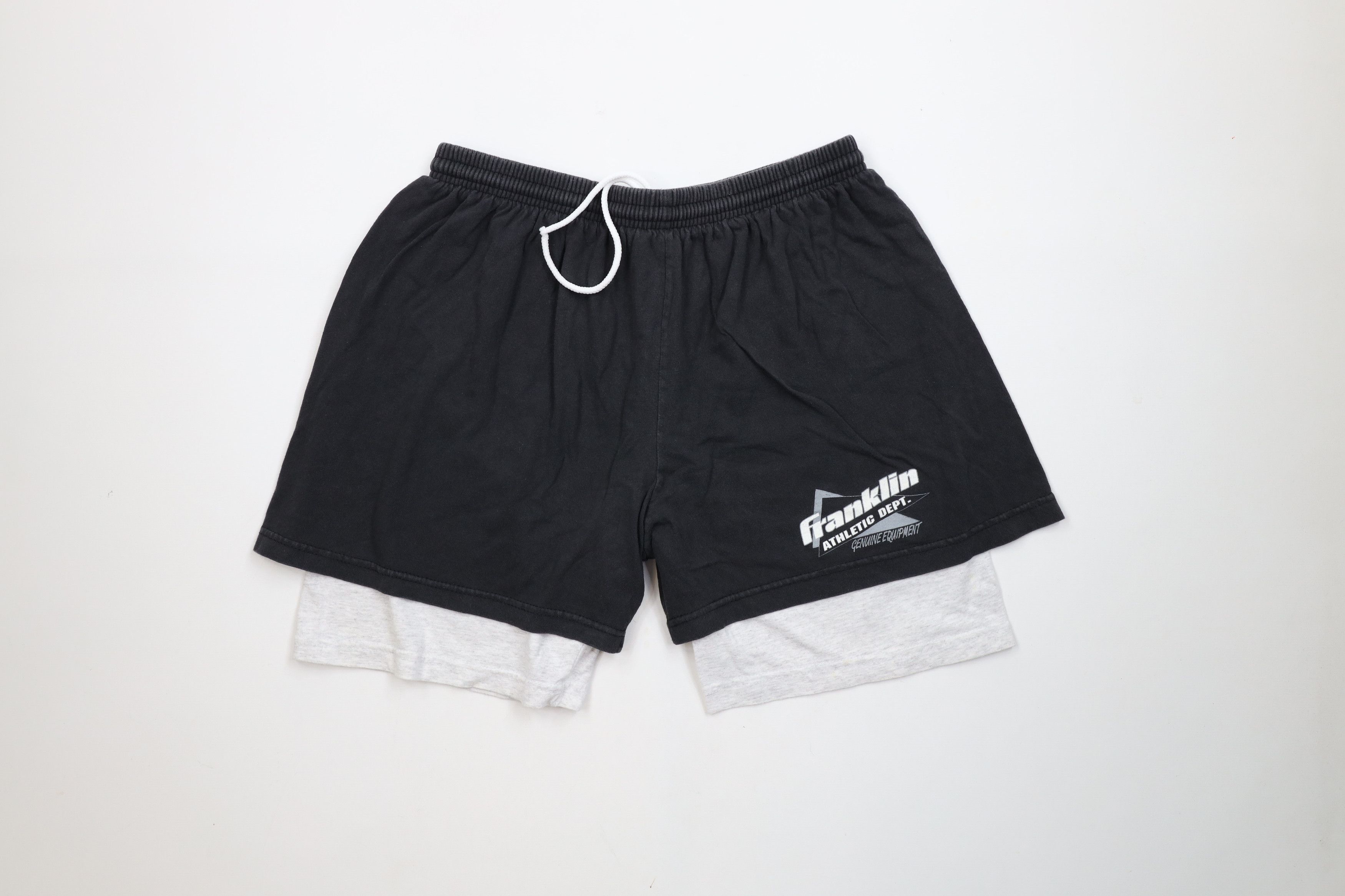 Vintage Vintage 90s Streetwear Layered Above Knee Shorts Cotton USA Size US 36 / EU 52 - 1 Thumbnail