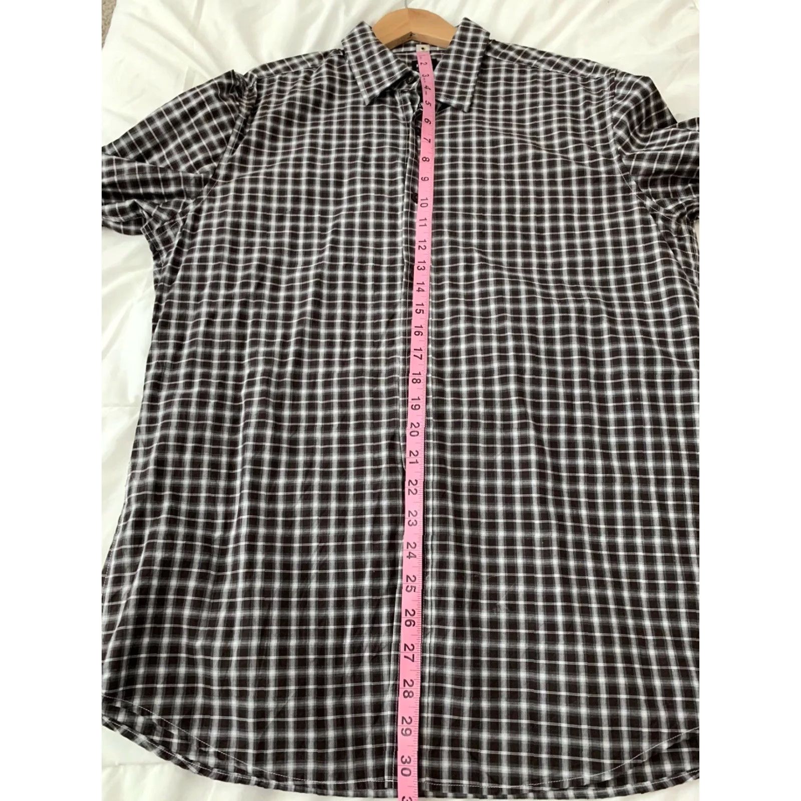 Hugo Boss HUGO BOSS Shirt Button-Up Long Sleeve Plaid Brown Large Regular Mens L Size US L / EU 52-54 / 3 - 5 Thumbnail