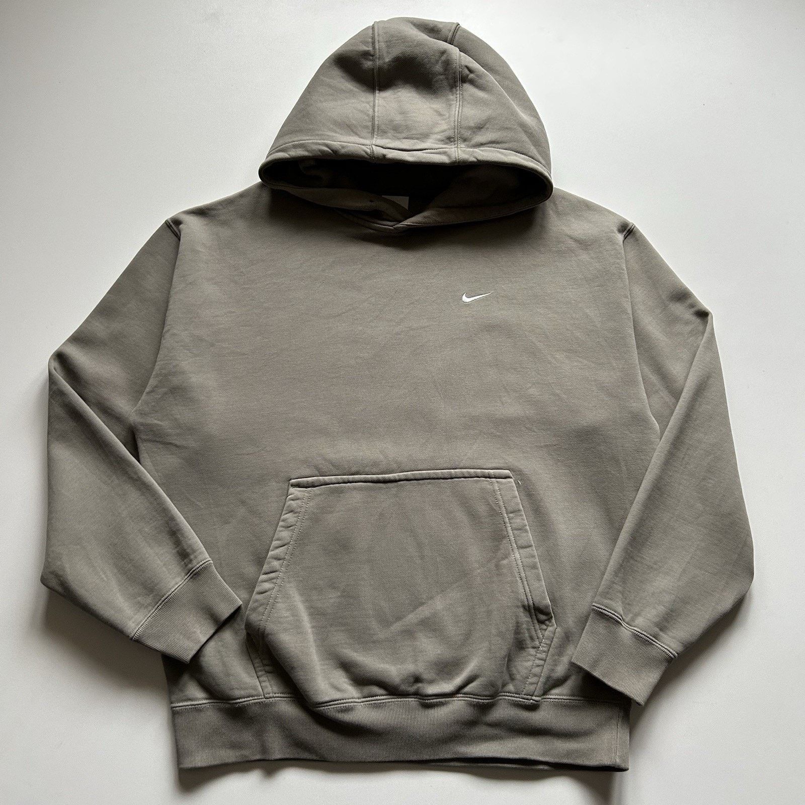 Nike Nike Hoodie Sweatshirt Medium Green Y2K Embroidered Swoosh Size US M / EU 48-50 / 2 - 1 Thumbnail