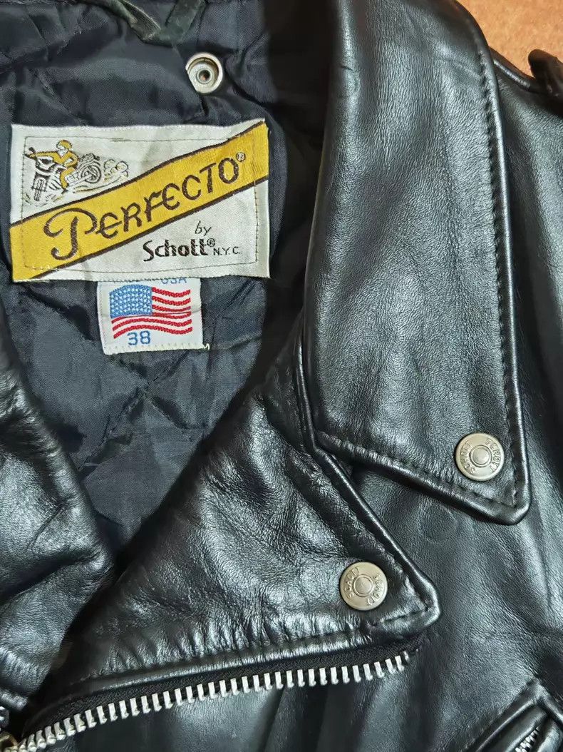 Schott Schott Leather jacket classic Size US XS / EU 42 / 0 - 3 Thumbnail