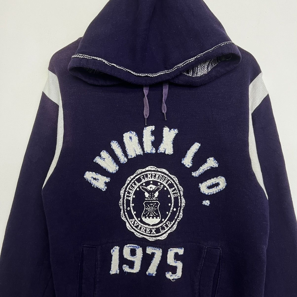Avirex Avirex Varsity Embriodered Hoodie Sweatshirt Size US L / EU 52-54 / 3 - 2 Thumbnail