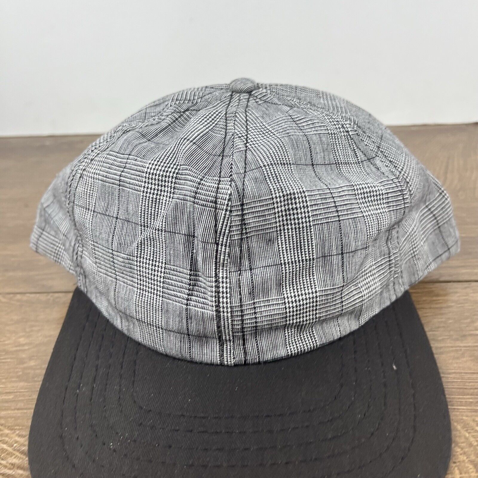 Other Plaid Gray Hat Gray Cap Adjustable Gray Adult Size Hat Size ONE SIZE - 6 Thumbnail