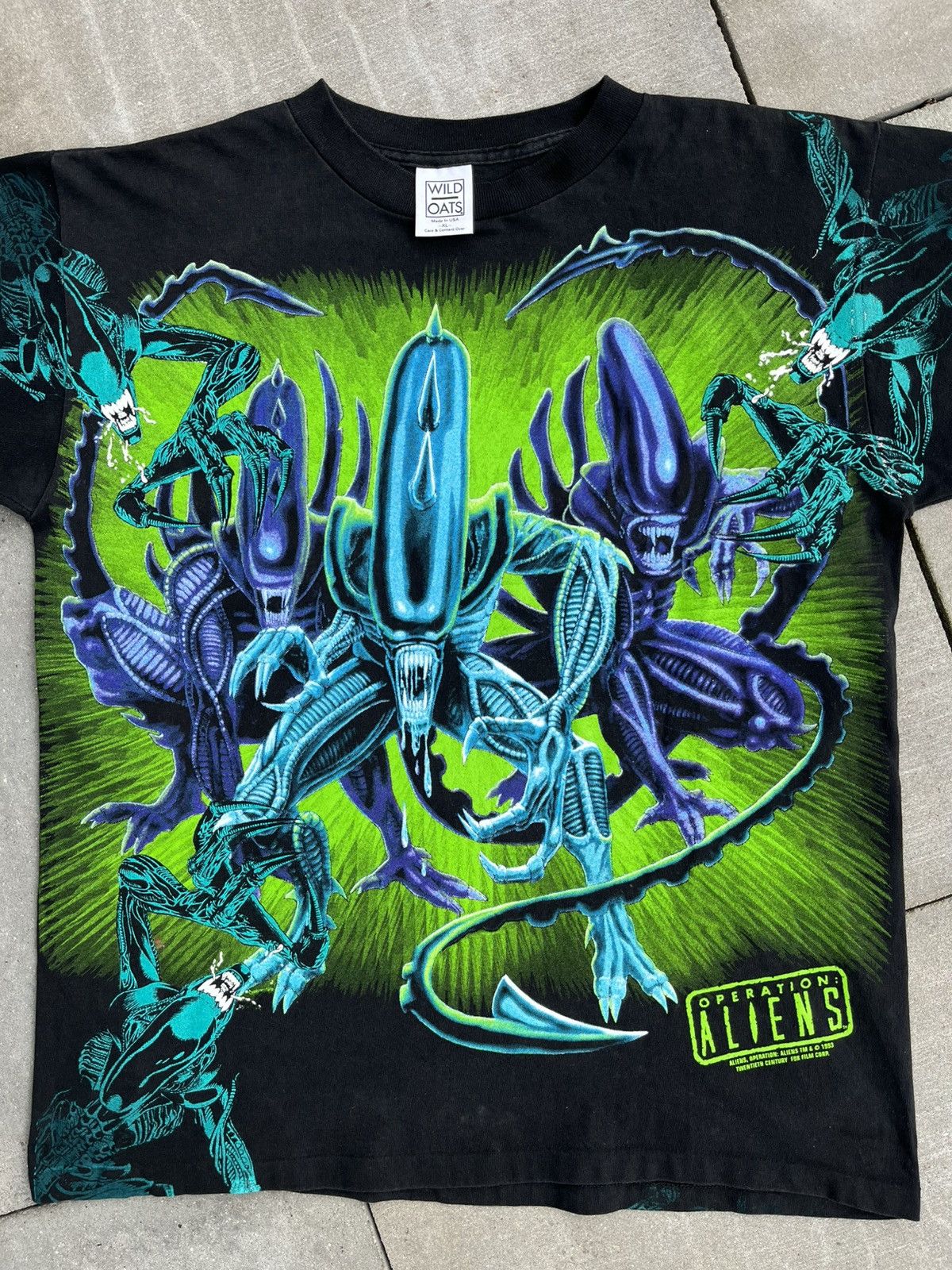 Cartoon Network × Vintage 👽1993 Operation Aliens👽 Crazy Vintage AOP Tee Size US XL / EU 56 / 4 - 8 Thumbnail