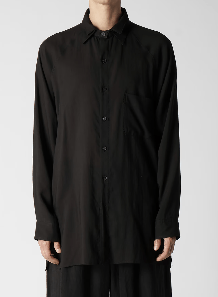 Yohji Yamamoto Yohji Yamamoto Pour Homme - Linen ATTACHED COLLAR BLOUSE Size US M / EU 48-50 / 2 - 7 Thumbnail