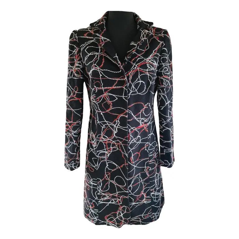 Other Wool coat with an original pattern, Prêt-à-porter, size M Size M / US 6-8 / IT 42-44 - 1 Thumbnail
