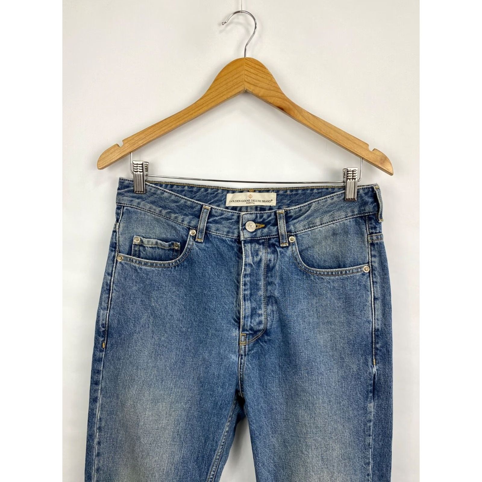 Golden Goose VINTAGE Golden Goose Jeans Venezia Y2K Rare Retro Men's Jeans 29 Blue Size US 29 - 3 Thumbnail
