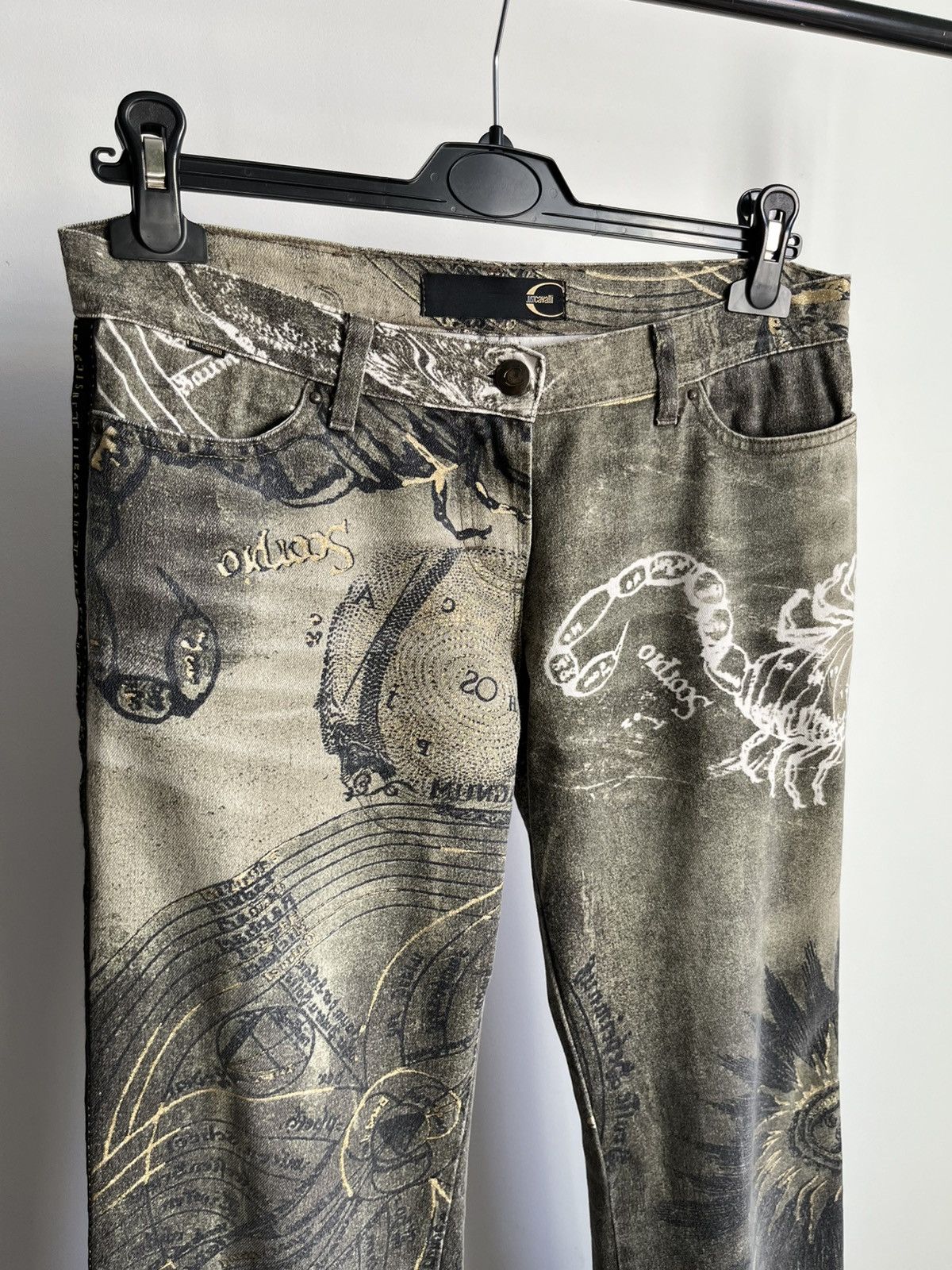 Roberto Cavalli Iconic archive Roberto Cavalli AW03 Astrology low rise jeans Size US 30 / EU 46 - 3 Thumbnail
