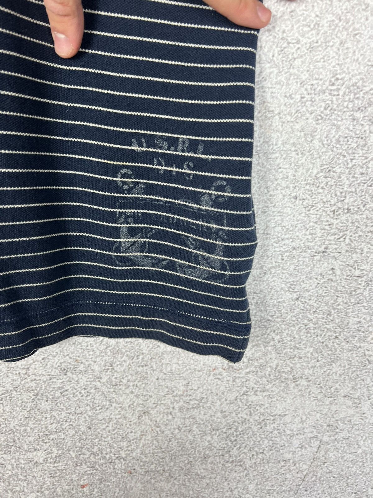 Polo Ralph Lauren Vintage Denim and Supply Ralph Lauren Striped Polo Shirt Size US L / EU 52-54 / 3 - 4 Thumbnail