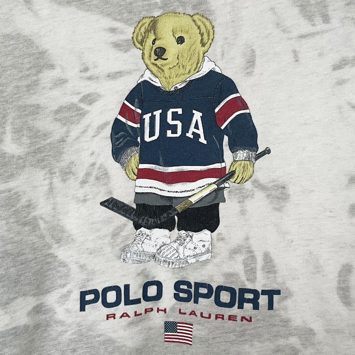 Polo Ralph Lauren Vintage Brand Polo Bear Ralph Lauren Sweatshirt 1990s Size US L / EU 52-54 / 3 - 9 Thumbnail