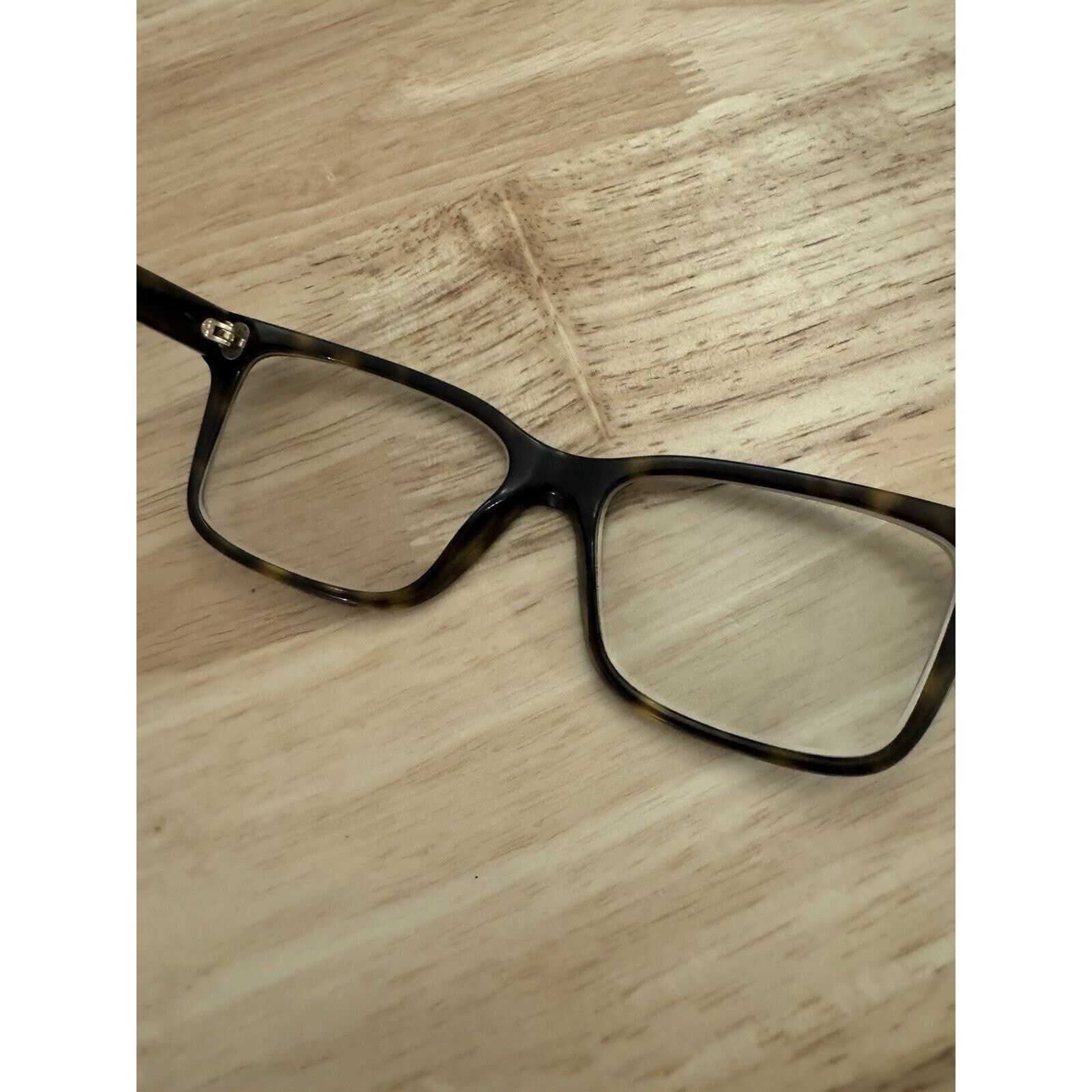 Prada Prada Eyeglasses Frames VPR 17V-F 2AU-1O1 Tortoise Square Size ONE SIZE - 8 Thumbnail