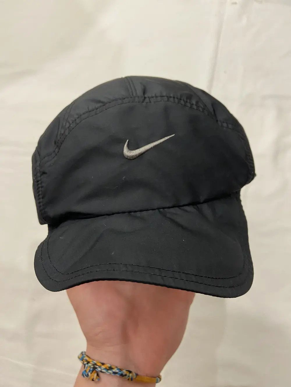 Nike 🦍VINTAGE 90’S Y2K NIKE NYLON DRILL 5 PANEL CAP HAT SWOOSH Size ONE SIZE - 9 Thumbnail