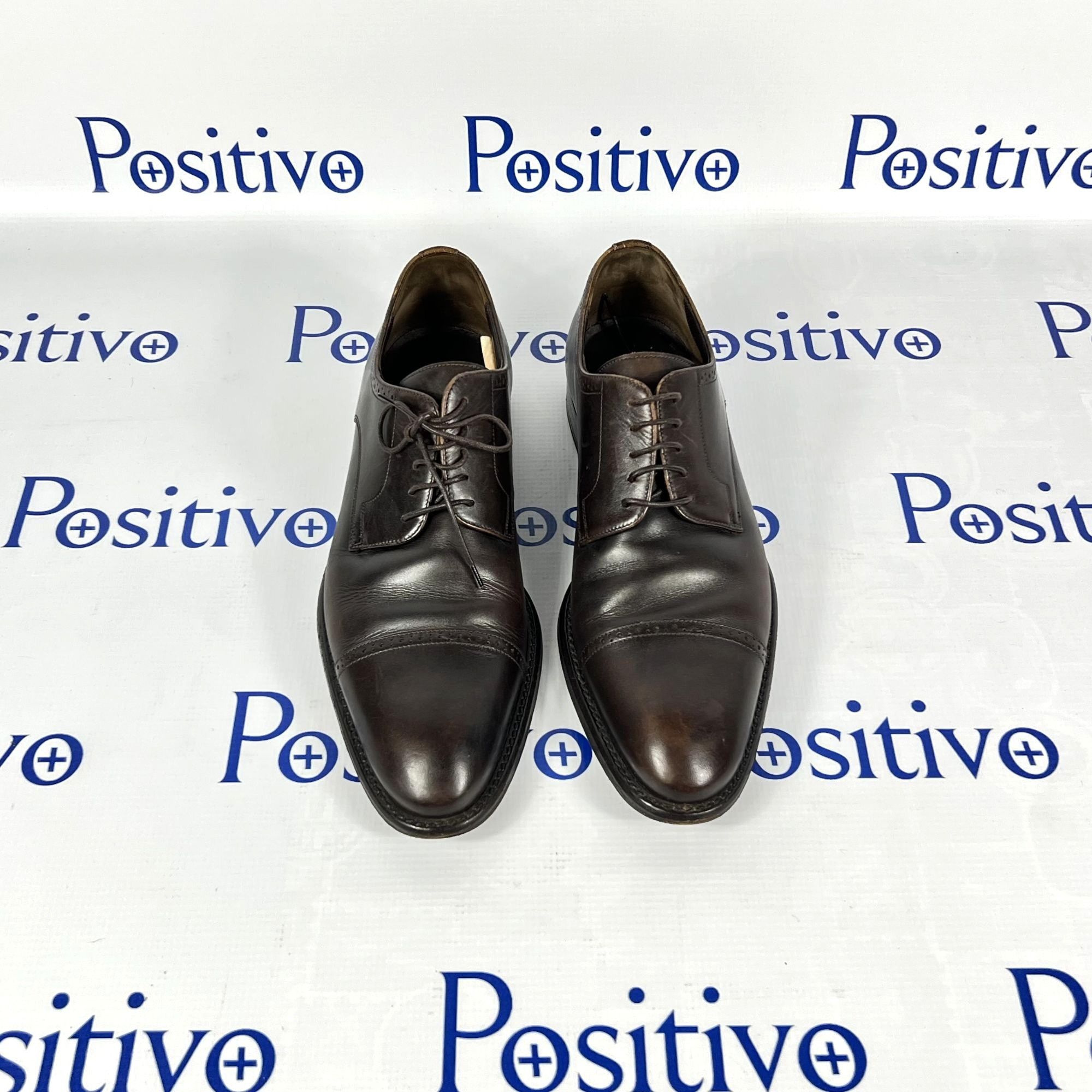 Bally Bally Cango Moka Leather Oxford Shoes US 10.5 Pre-owned Size US 10.5 / EU 43-44 - 3 Thumbnail