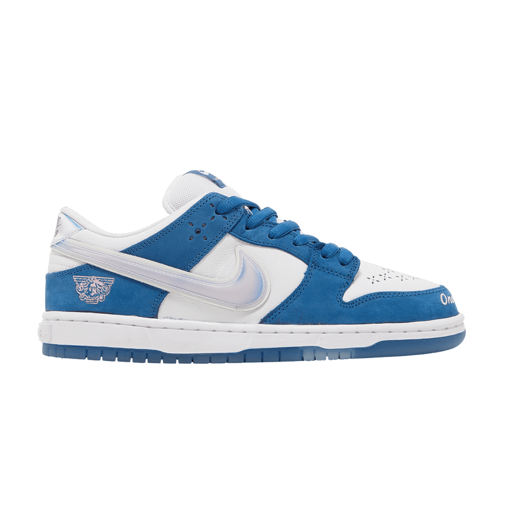 image of Born X Raised X Dunk Low Sb One Block At A Time Shoes in Blue, Men's (Size 6)