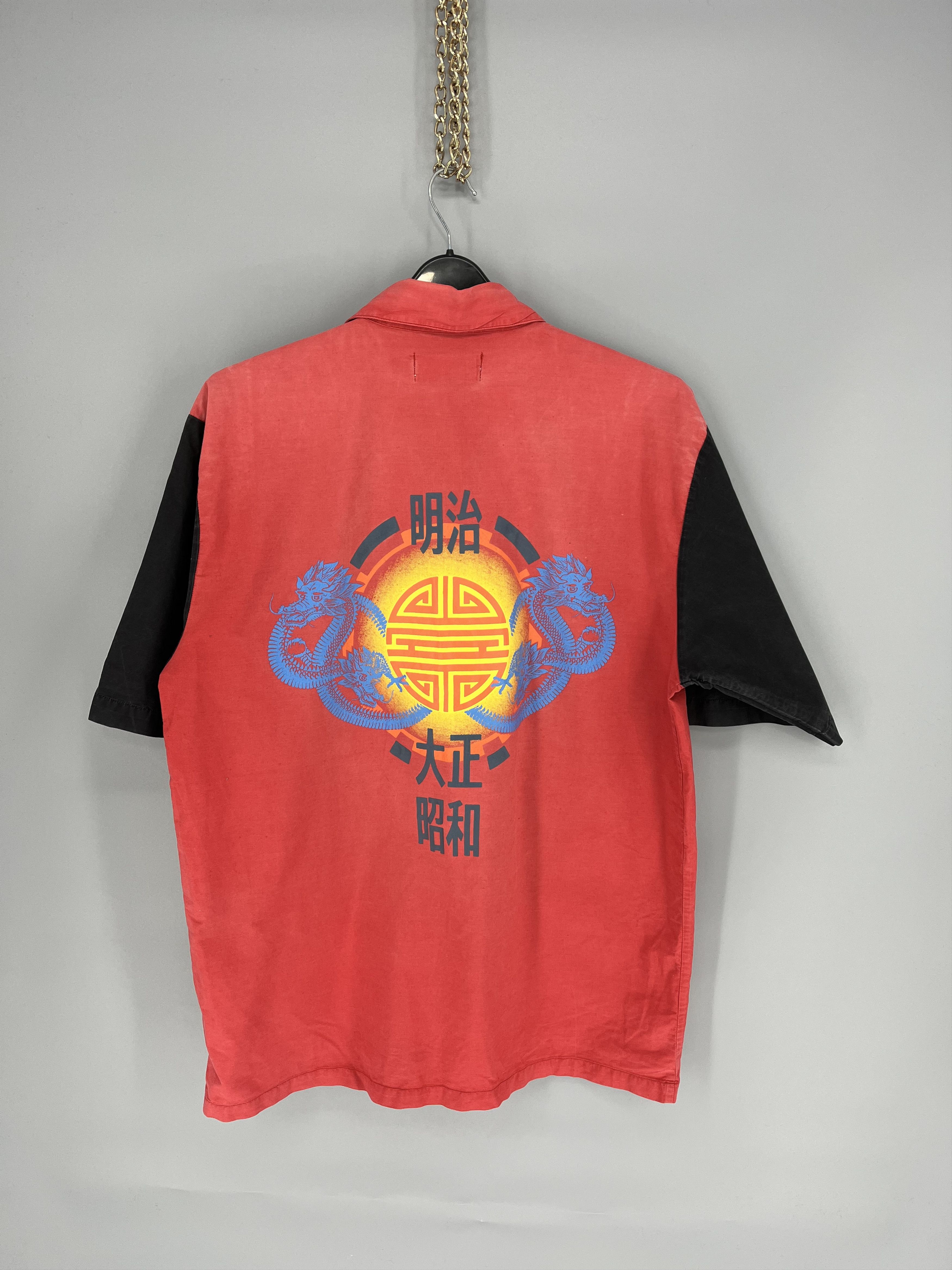 Vintage Vintage Hawaiian japanese style shirt Travis Scott style Size US L / EU 52-54 / 3 - 9 Thumbnail