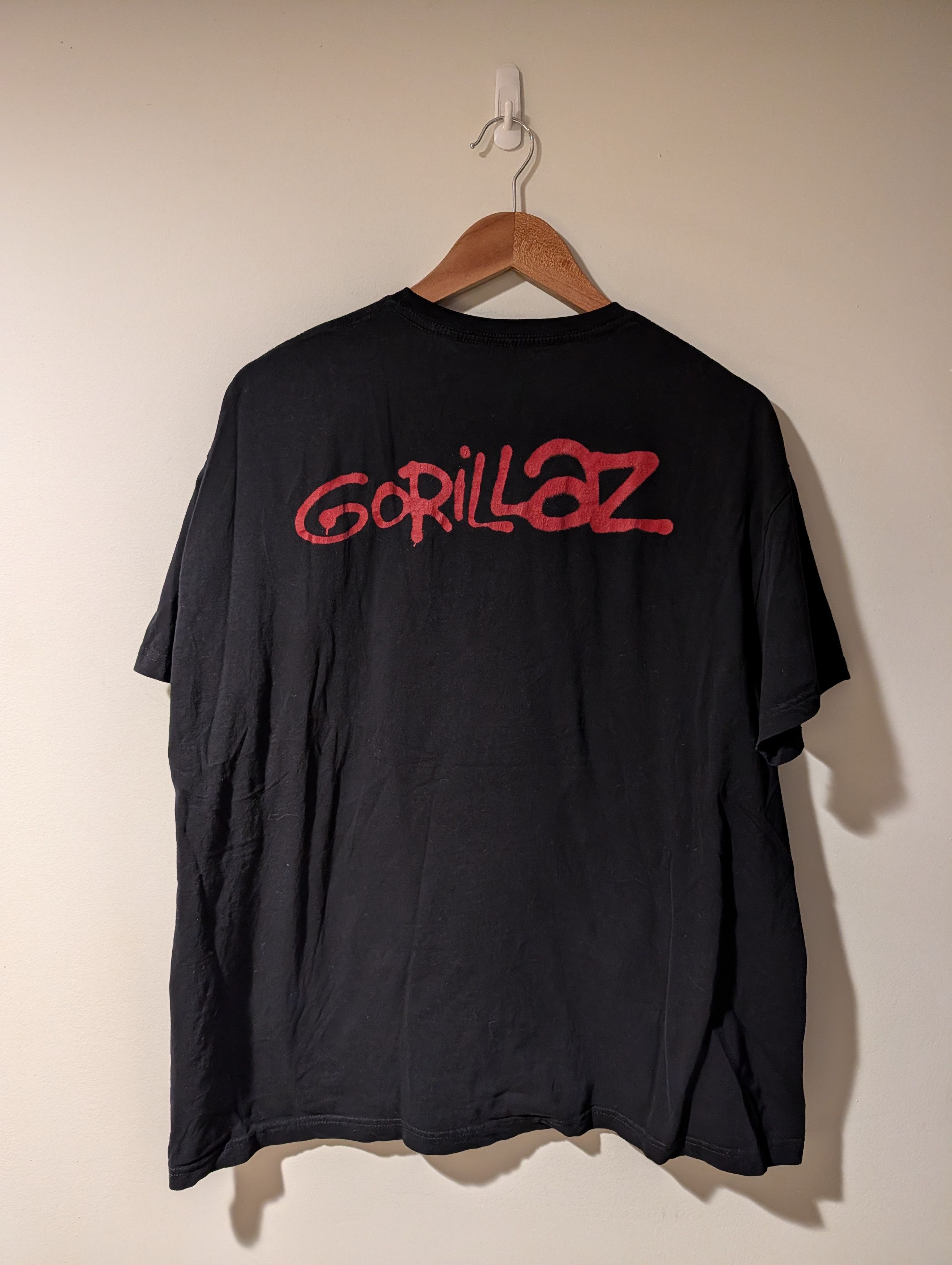 Band Tees Vintage 2010's Gorillaz Self-Titled Jeep XX-Large T-Shirt Size US XXL / EU 58 / 5 - 4 Thumbnail