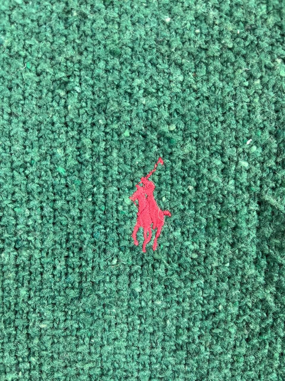 Polo Ralph Lauren Polo Ralph Lauren Green Knit Sweater Pullover Size XL Size US XL / EU 56 / 4 - 4 Thumbnail