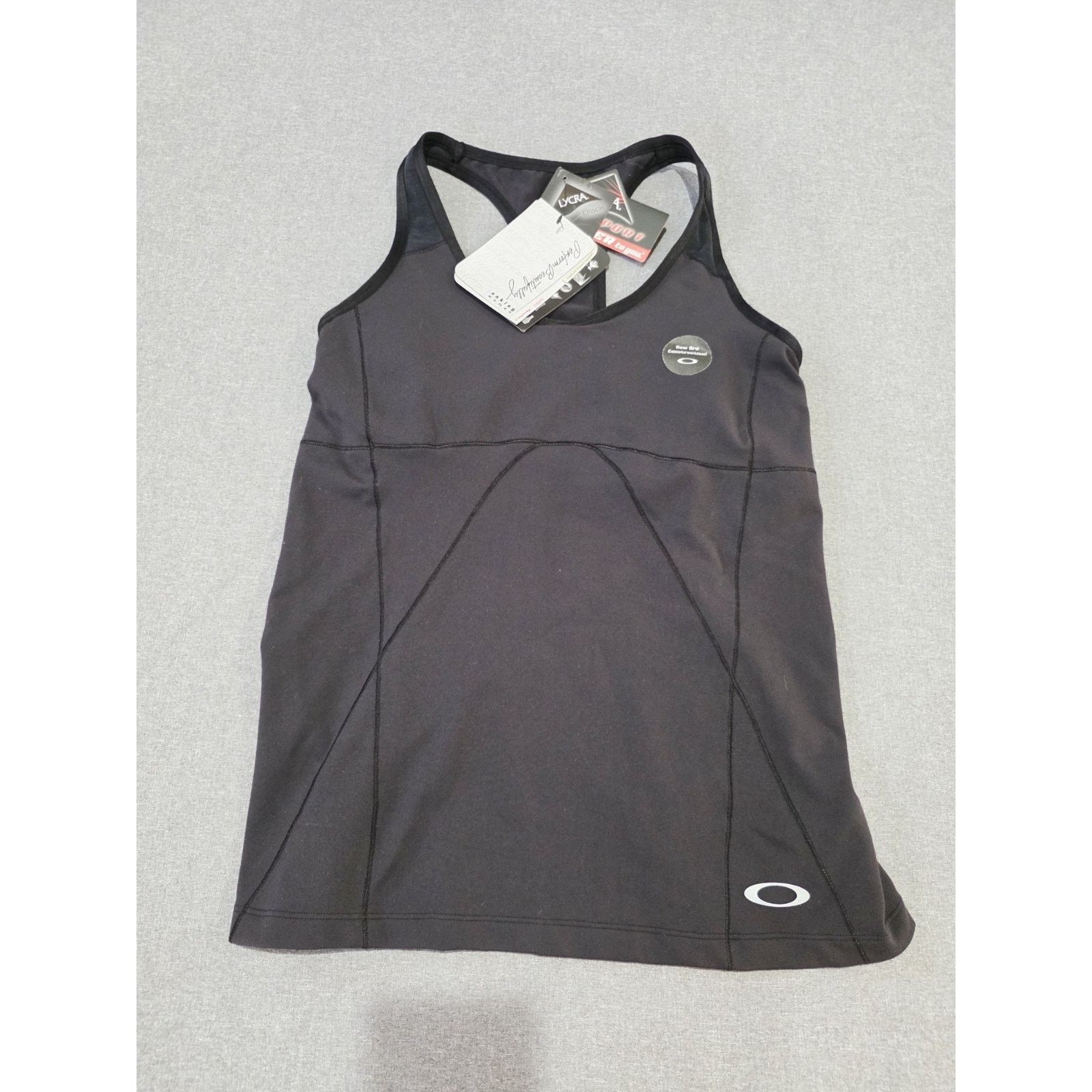 Oakley Oakley NWT Top Womens Lg Black Power Scoop Neck Racerback Size M / US 6-8 / IT 42-44 - 1 Thumbnail